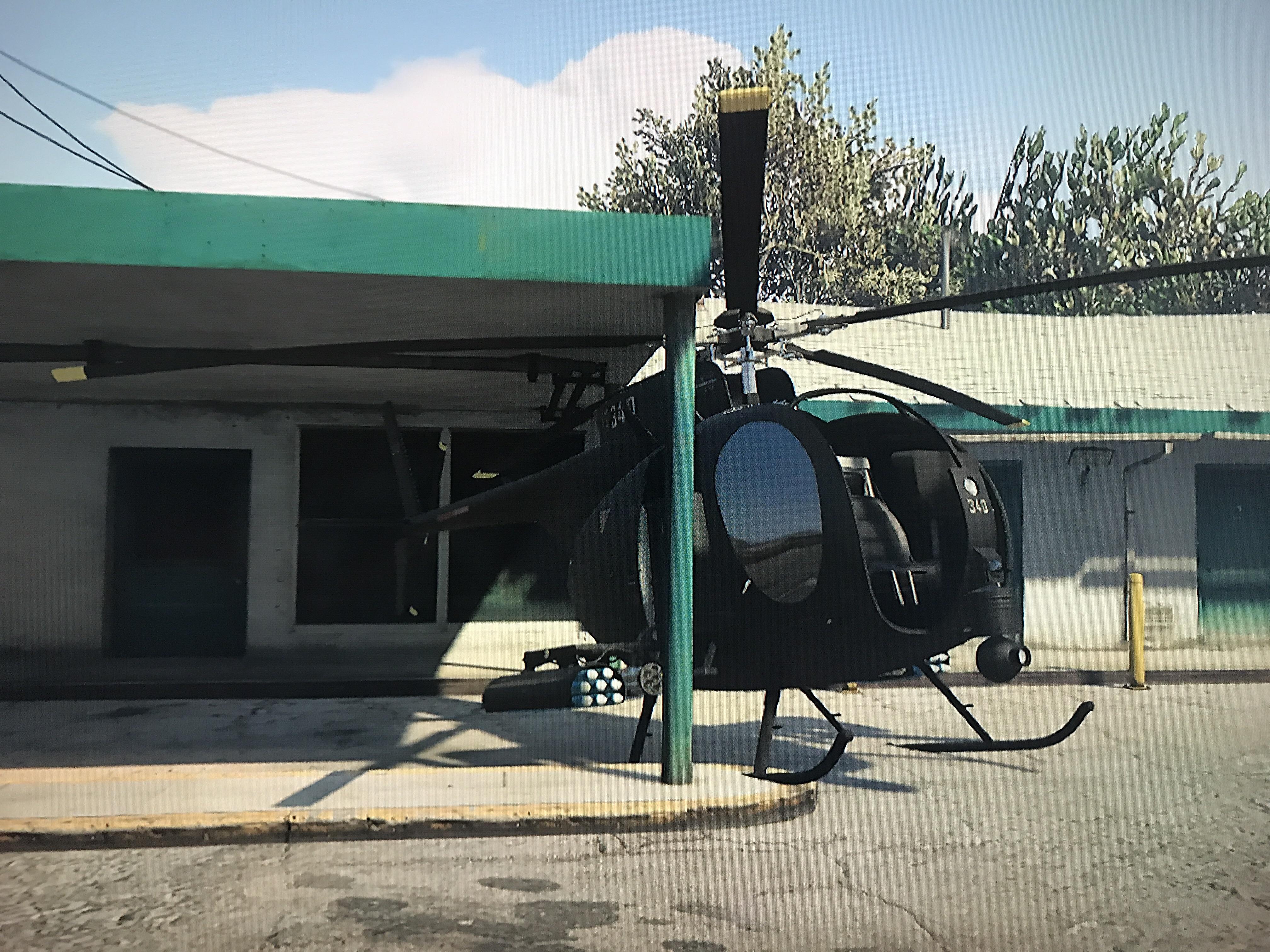 When GTA spawns your CEO buzzard half way under a garage.