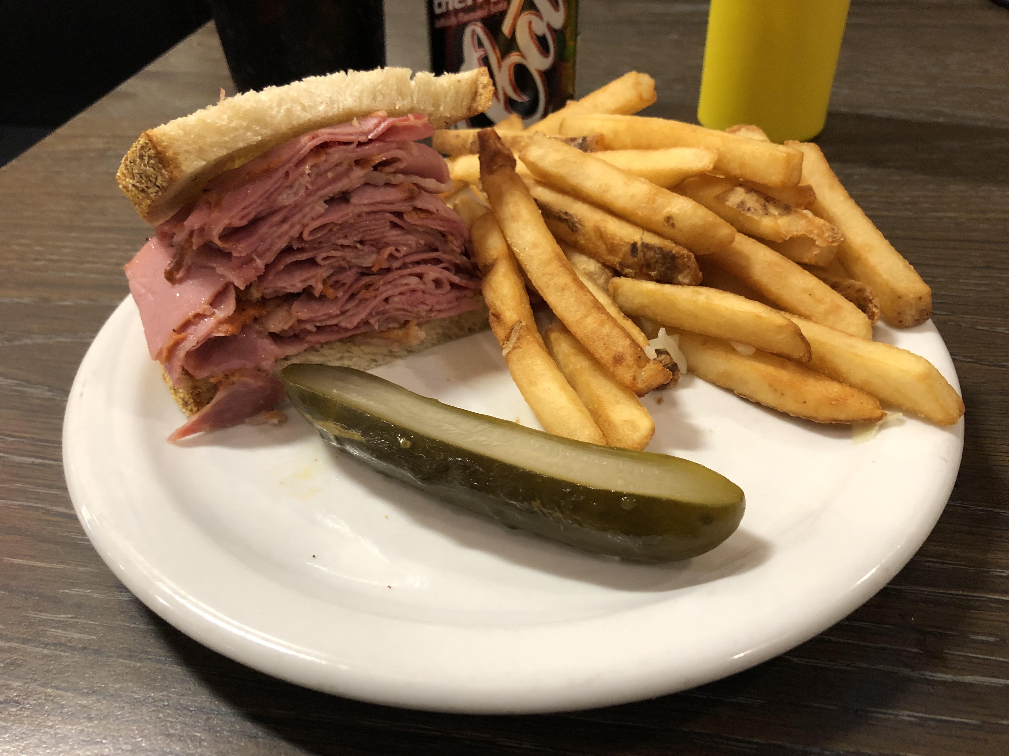Smoked meat sandwich from Pancer’s Deli in Toronto r/eatsandwiches