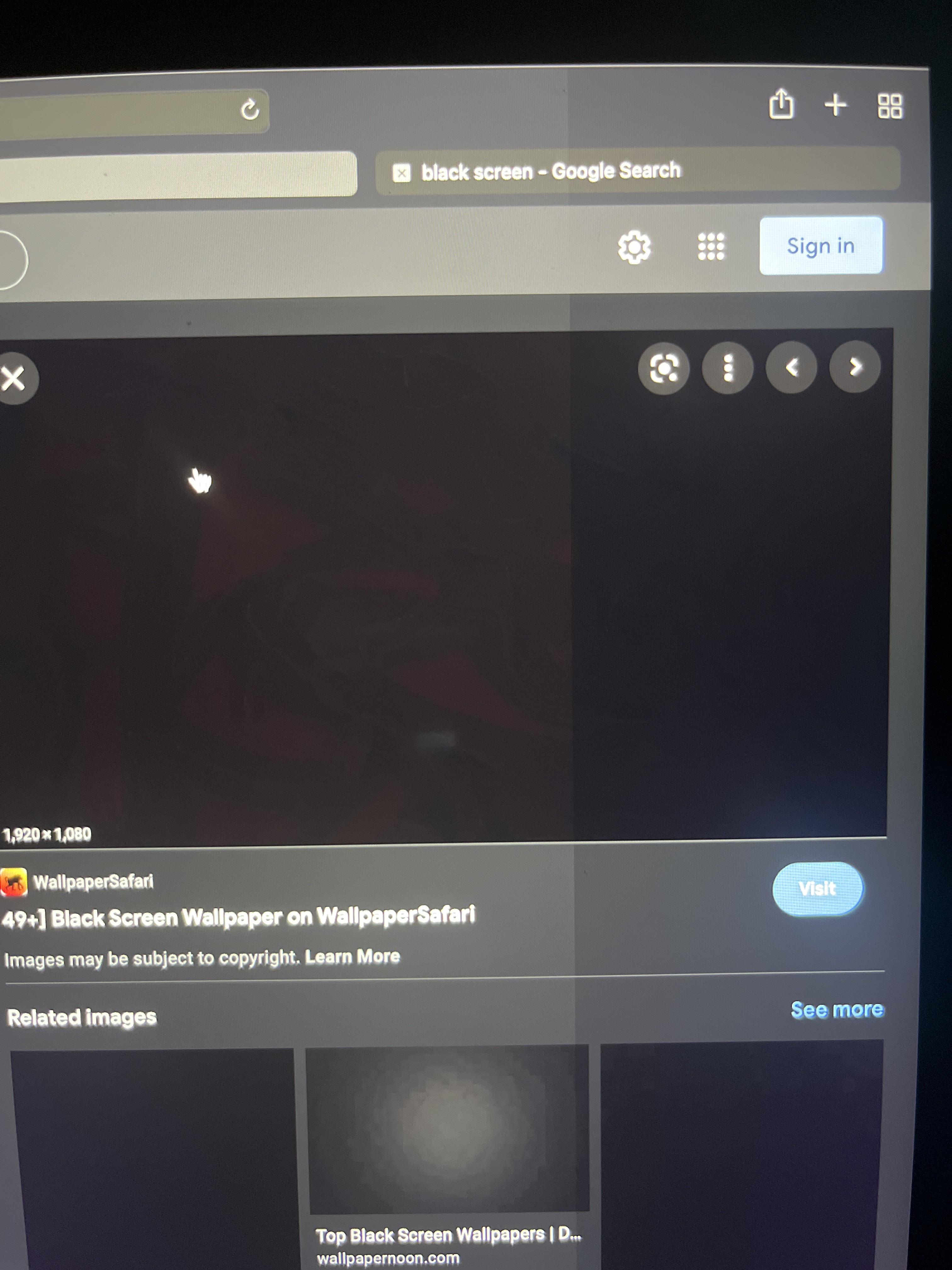 Does anyone know what this is? I noticed a part of my screen is darker