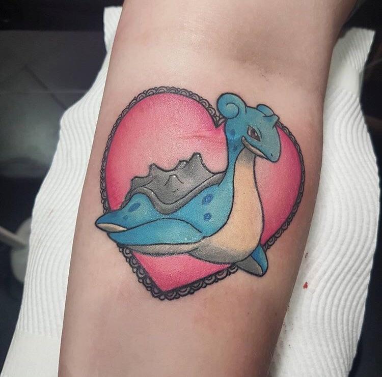 I wanted to share my Lapras tattoo ) pokemon