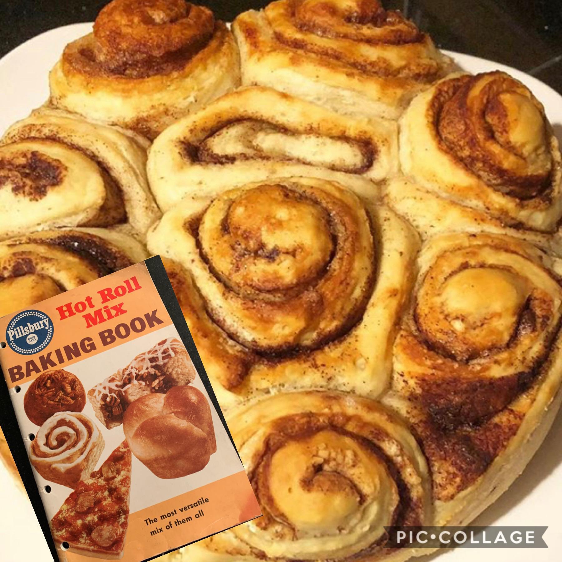 Pillsbury Hot Roll mix, still in stores, this is the original Cinnamon
