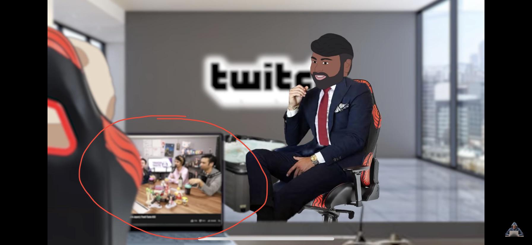 Trash taste cameo in Historian altchannel TrashTaste