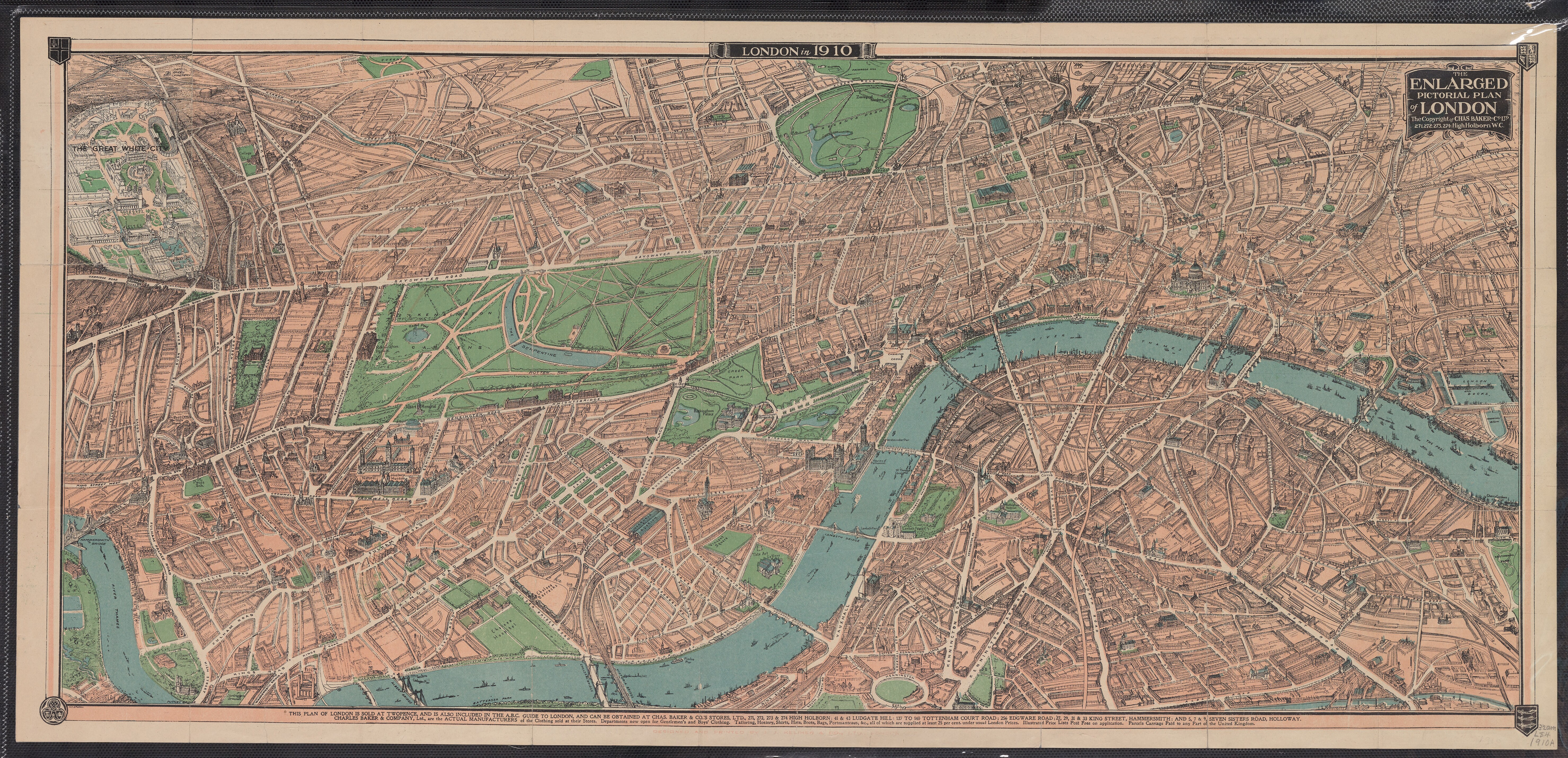 A-Z Maps Historical Map of London – Collins