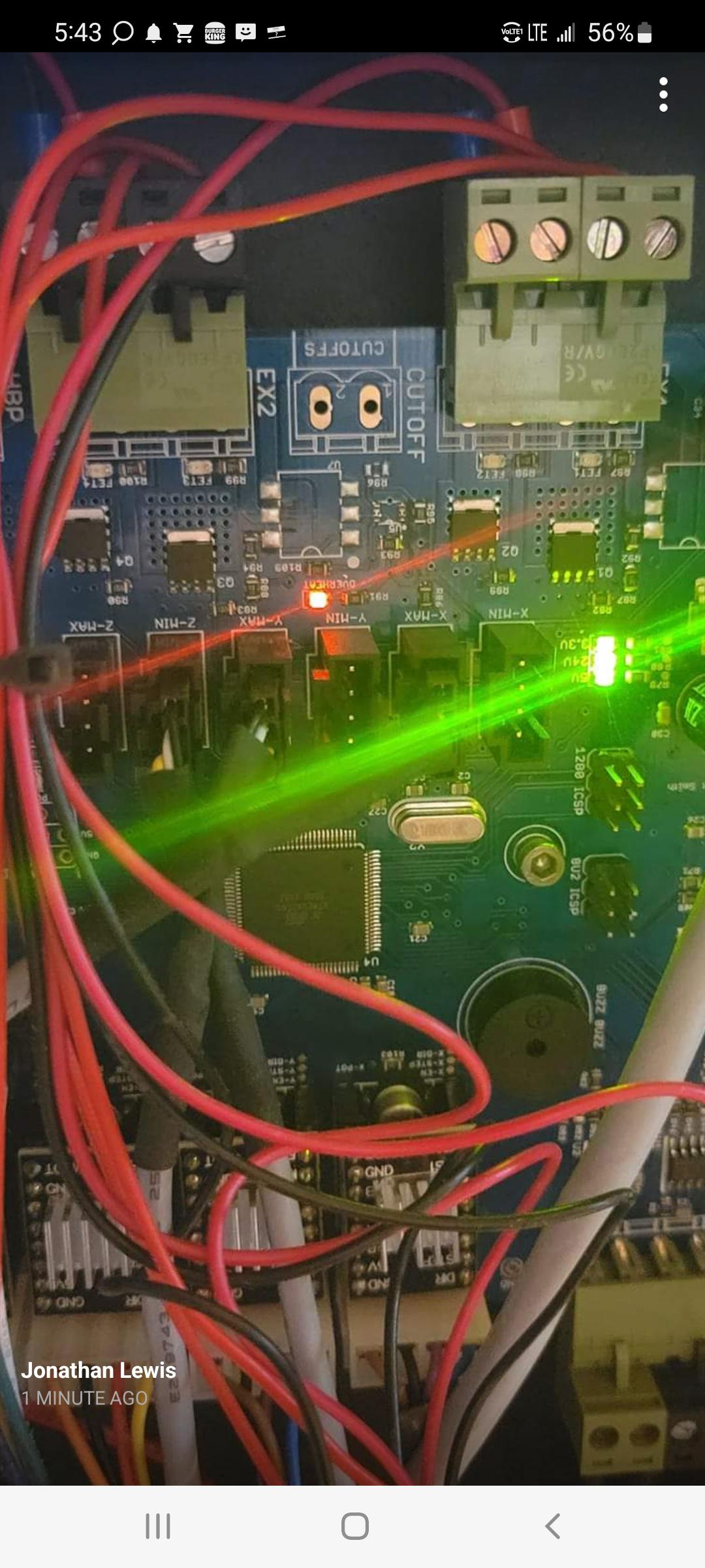 tech help...please !!!! my 3d printer has thrown an overheat light and