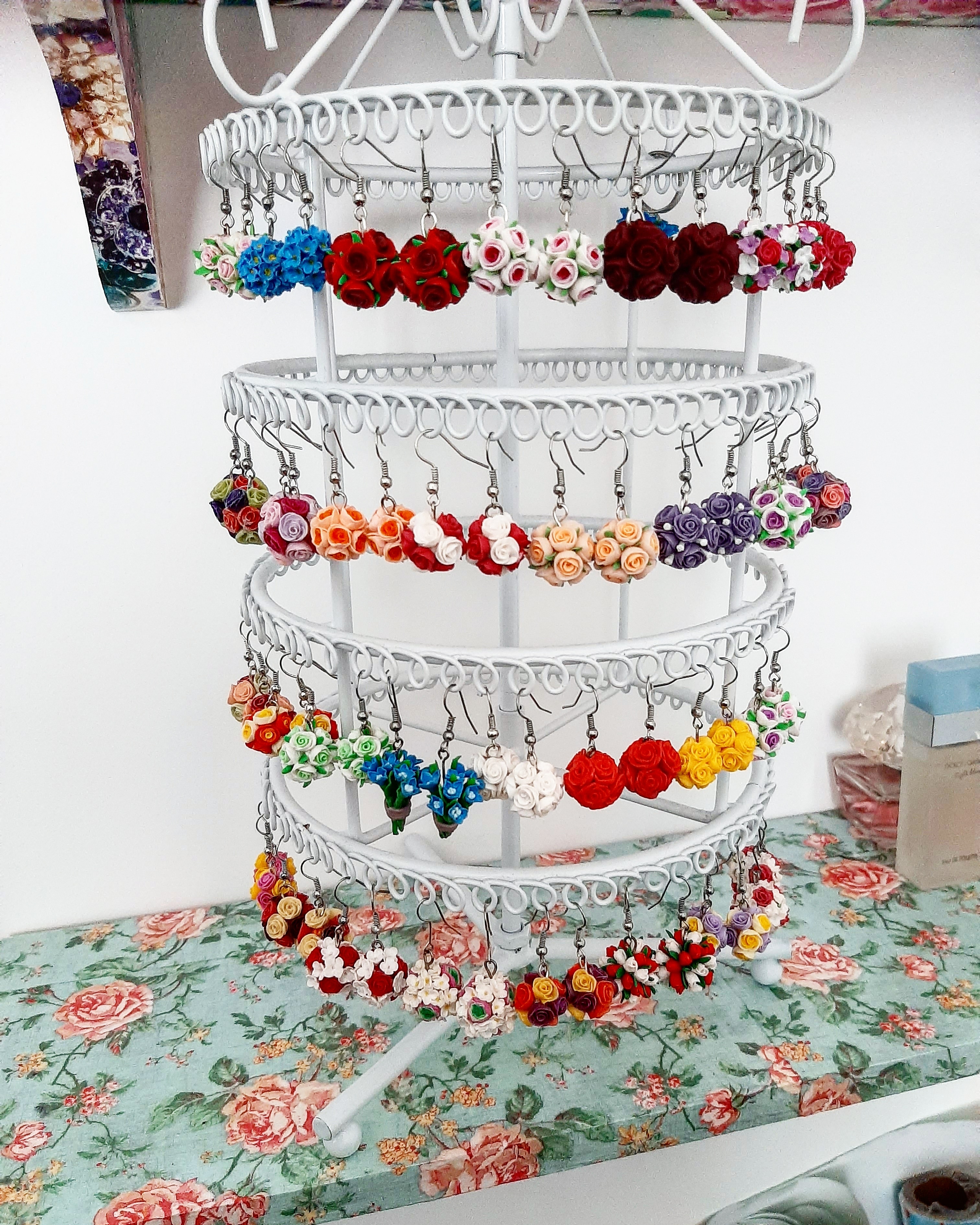 A part of my polymer clay earring collection r/crafts