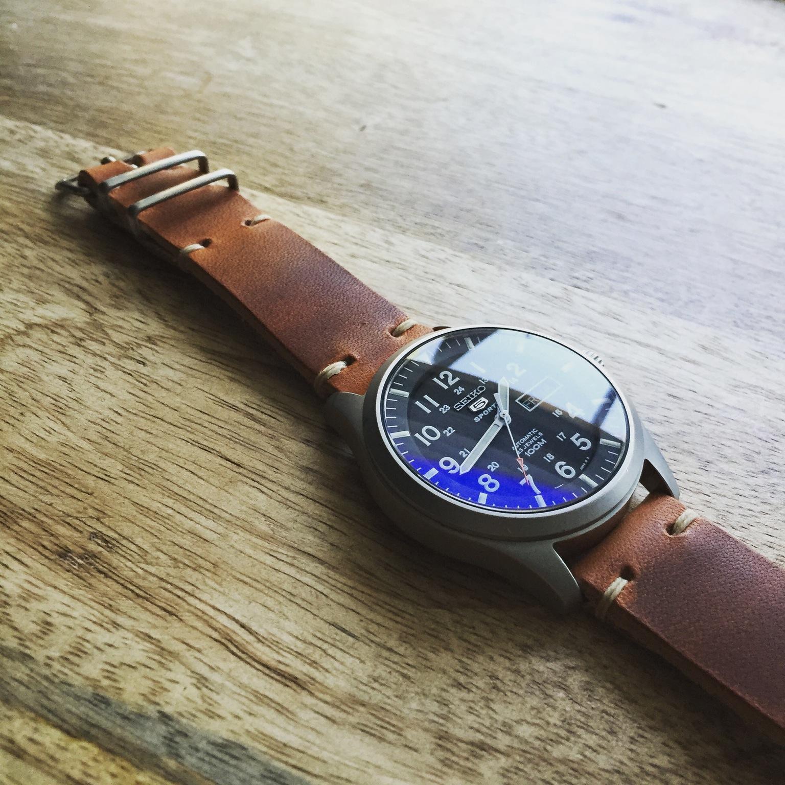 [Seiko] Domed sapphire crystal upgrade onn a Seiko SNZG15 r/Watches