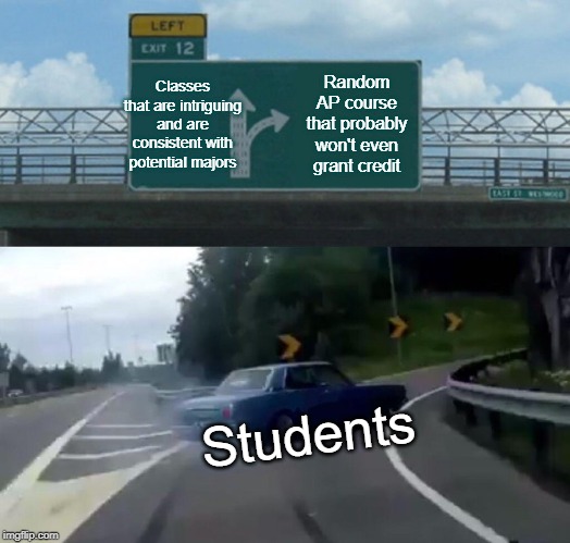 There curse of AP APStudents