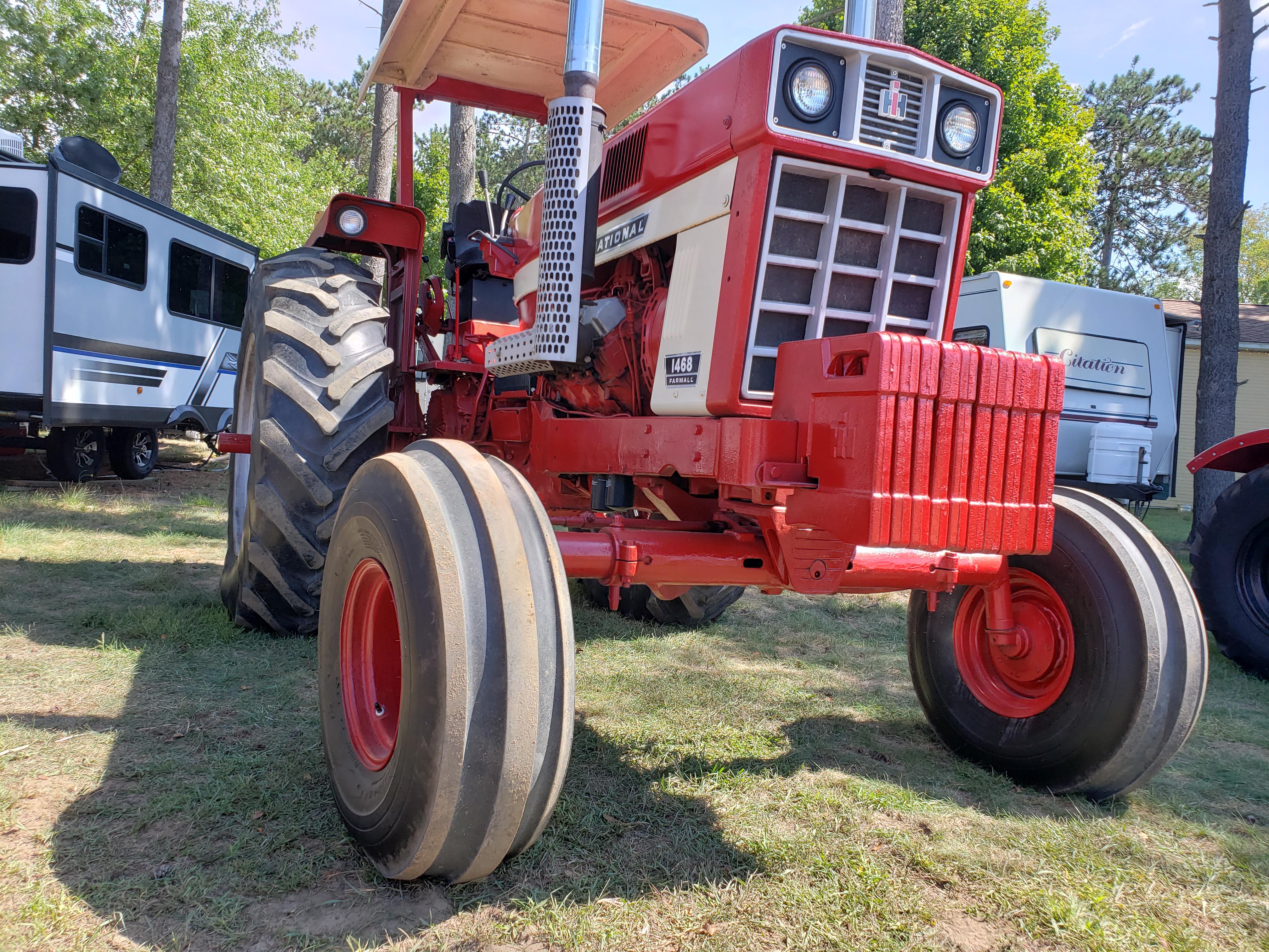 1468 lookin fine, taken at the flywheelers tractor show in South Haven