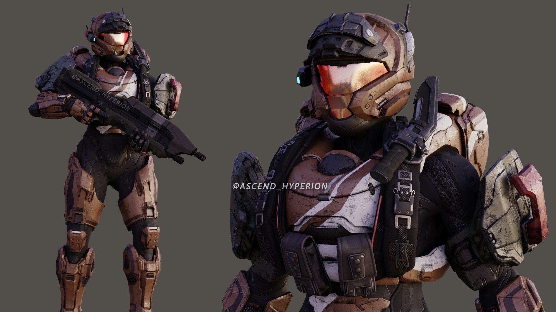 Reach treatment on Halo 4/5 armor credit to Ascend_Hyperion r/halo