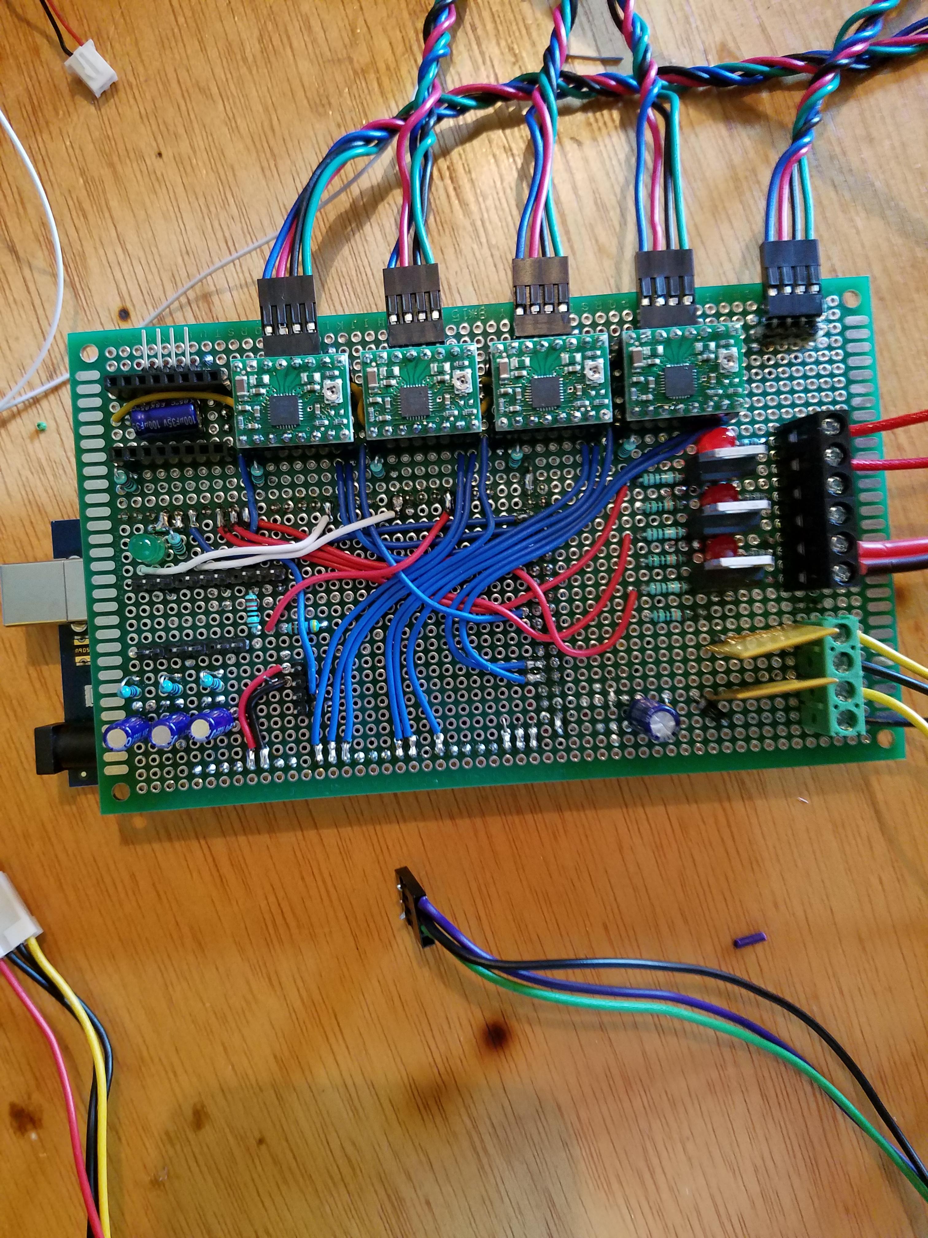 Homemade 3d printer control board, was told you might enjoy this r