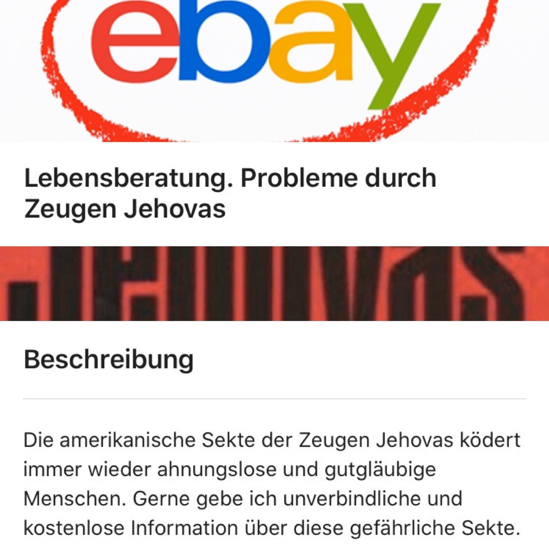 Bis gestern war diese Anzeige auf „EBay Kleinanzeigen“ online. Jetzt