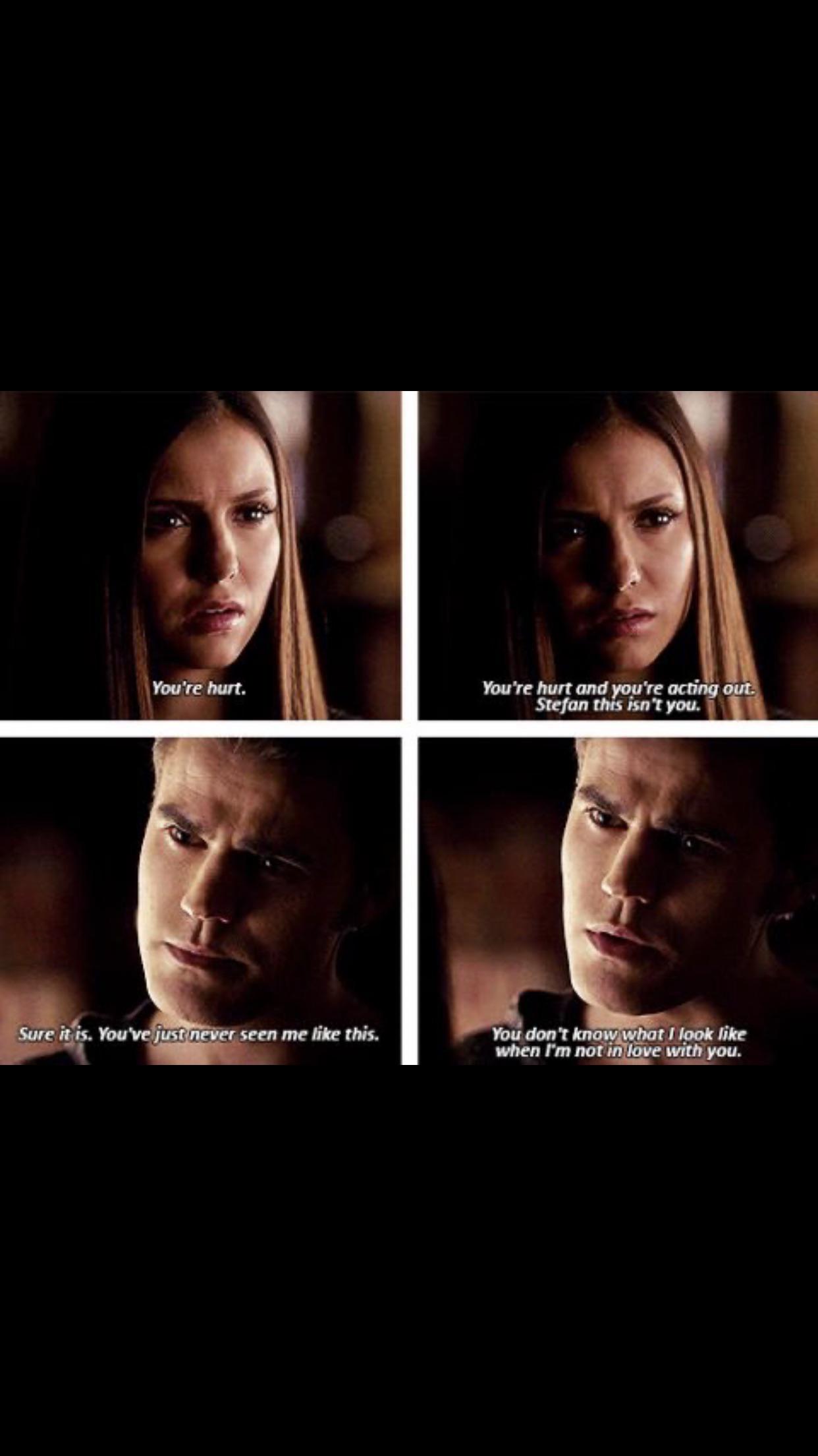 I’m a Damon and Elena shipper, but this line will never not be iconic