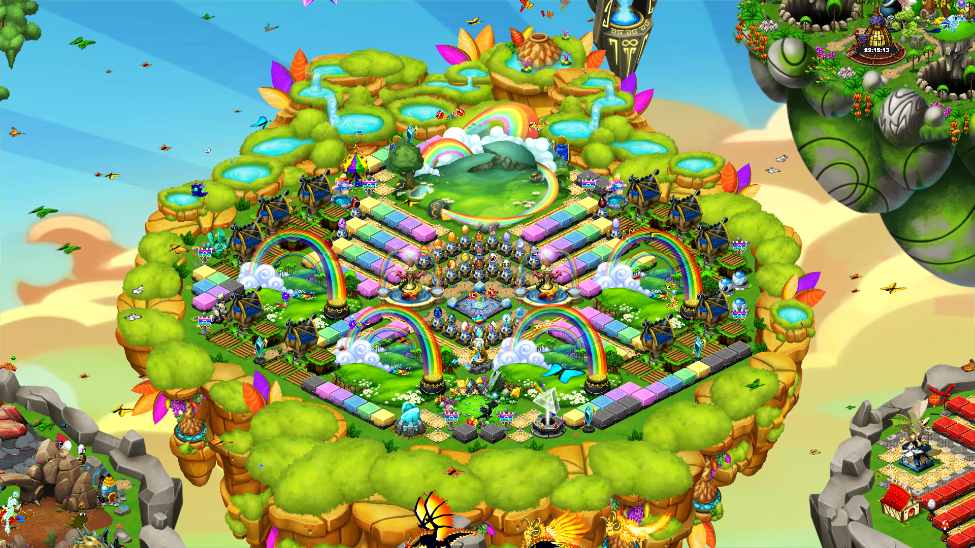 I've been lurking for a while, this is my rainbow habitat (all my