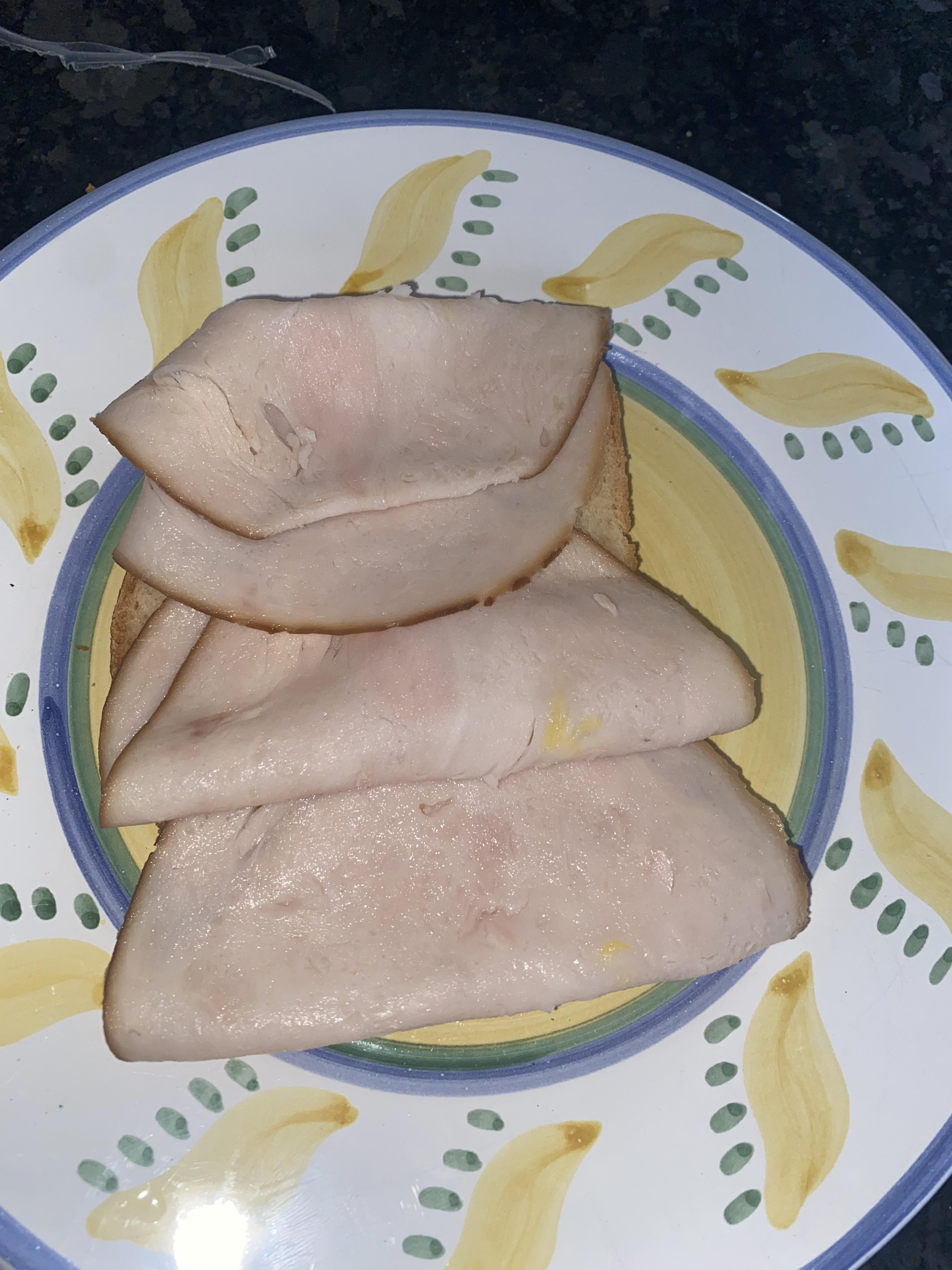 Any idea what these yellow spots are on Trader Joe’s turkey? r/foodsafety