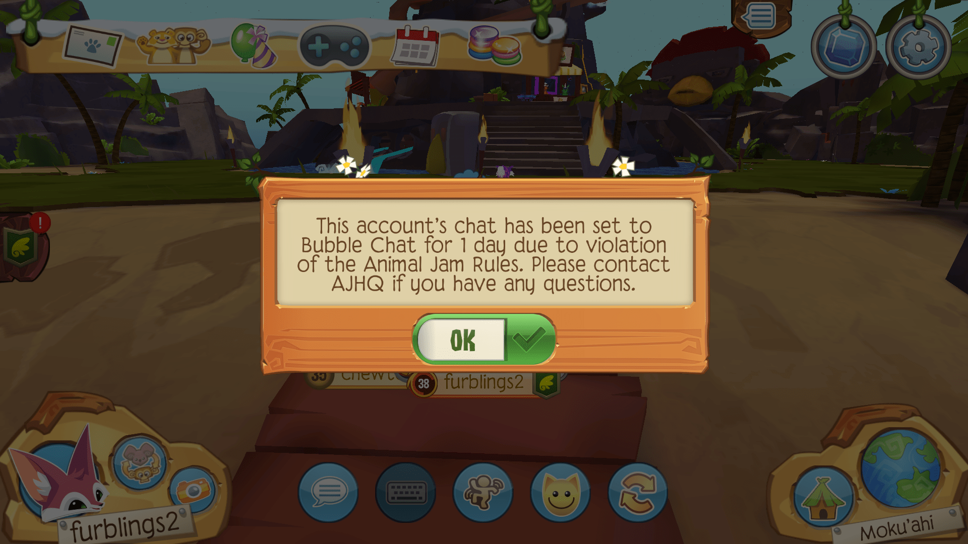 I was trying to make another animal jam music video and this happened