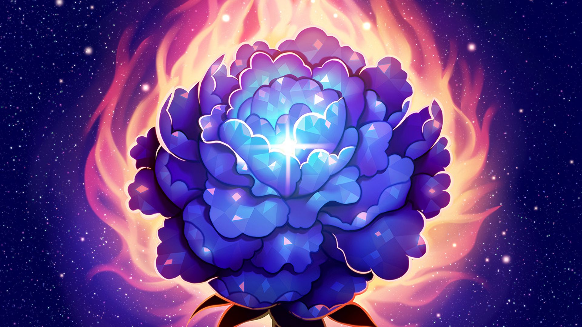 flower fire art [1920×1080] HD Wallpapers