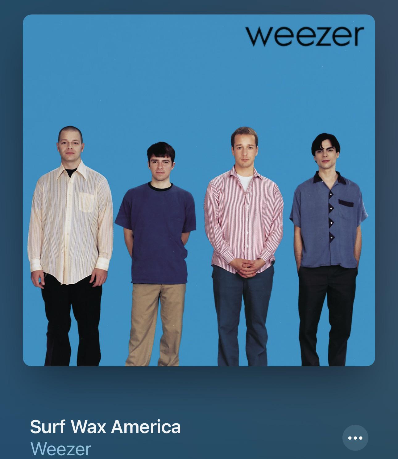 surf wax america appreciation post r/weezer