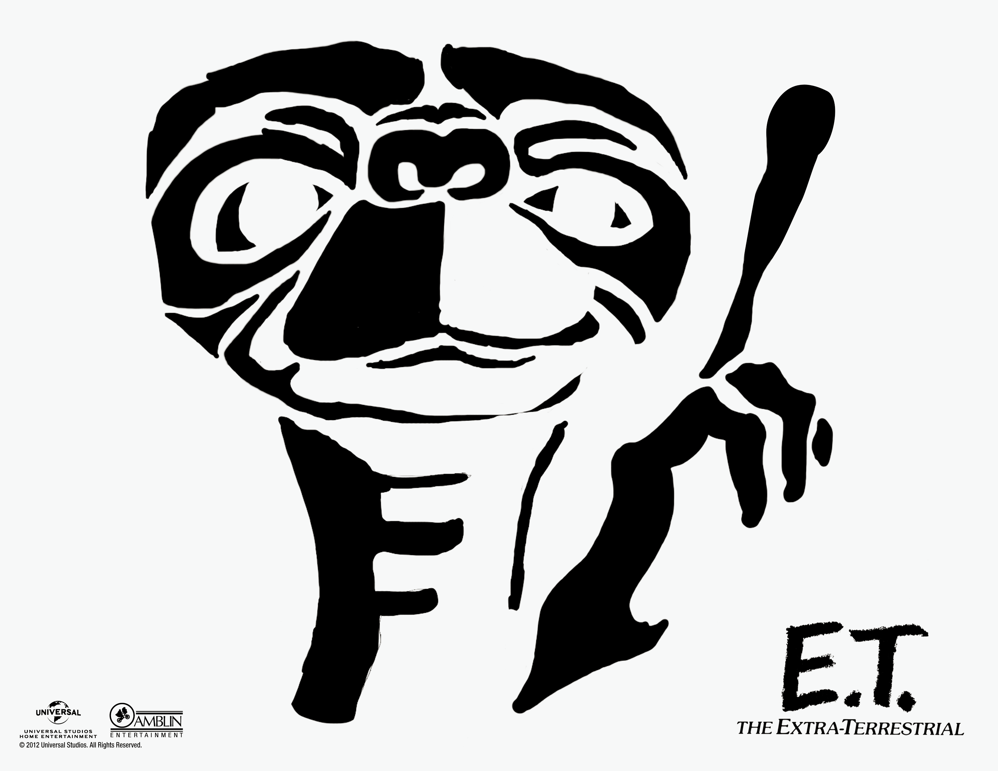 E.T. Pumpkin Stencil Pumpkin Pattern Pumpkin Template Jacko