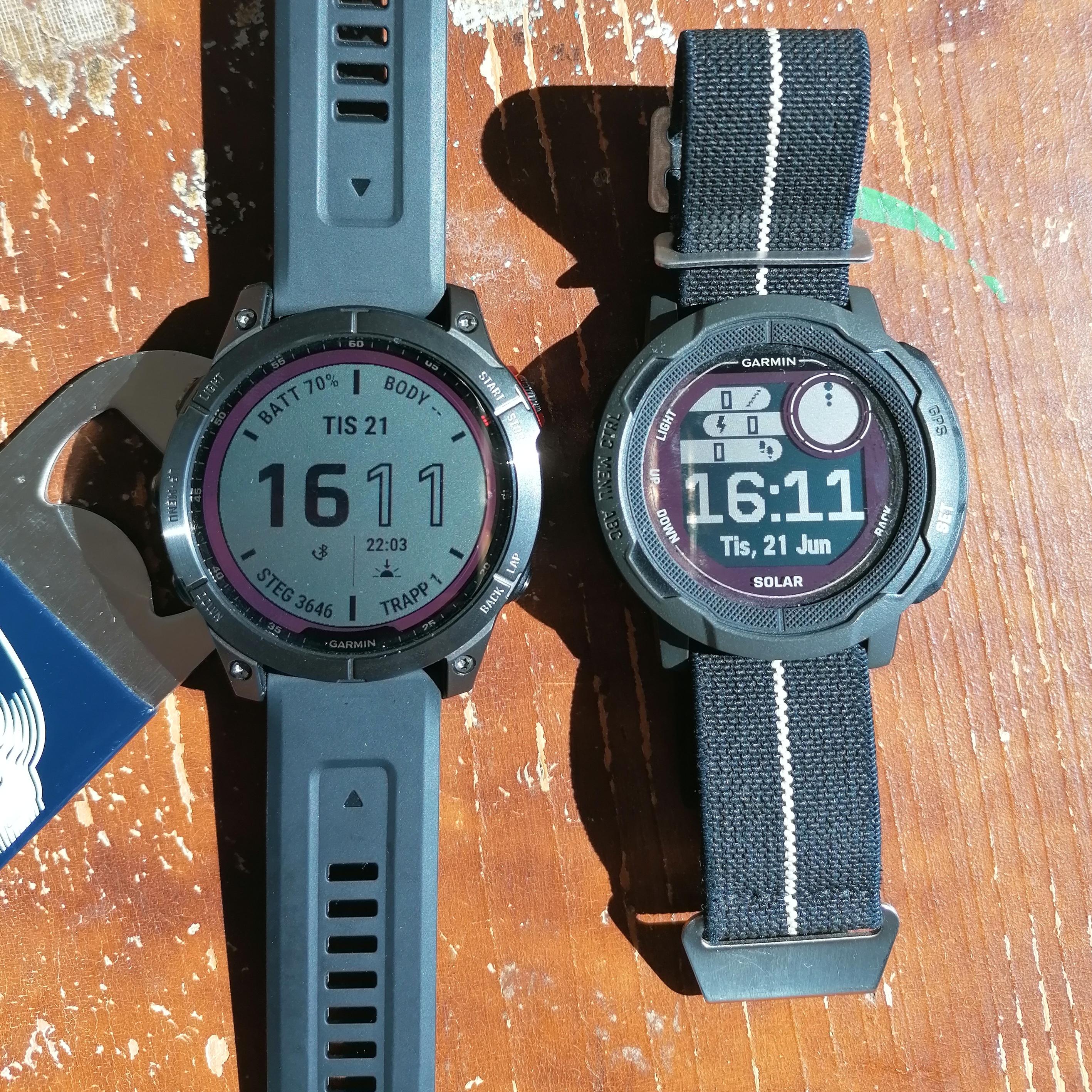 Some less discussed differences between Fenix 7 vs Instinct 2 r/Garmin