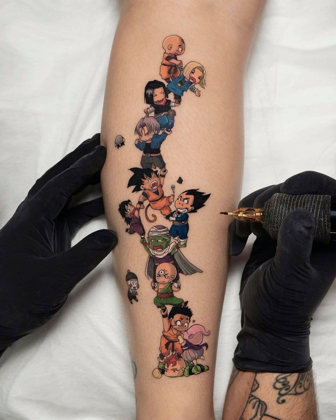 Dragon Ball tattoo by © Tatu Panda. r/gamerTattoos