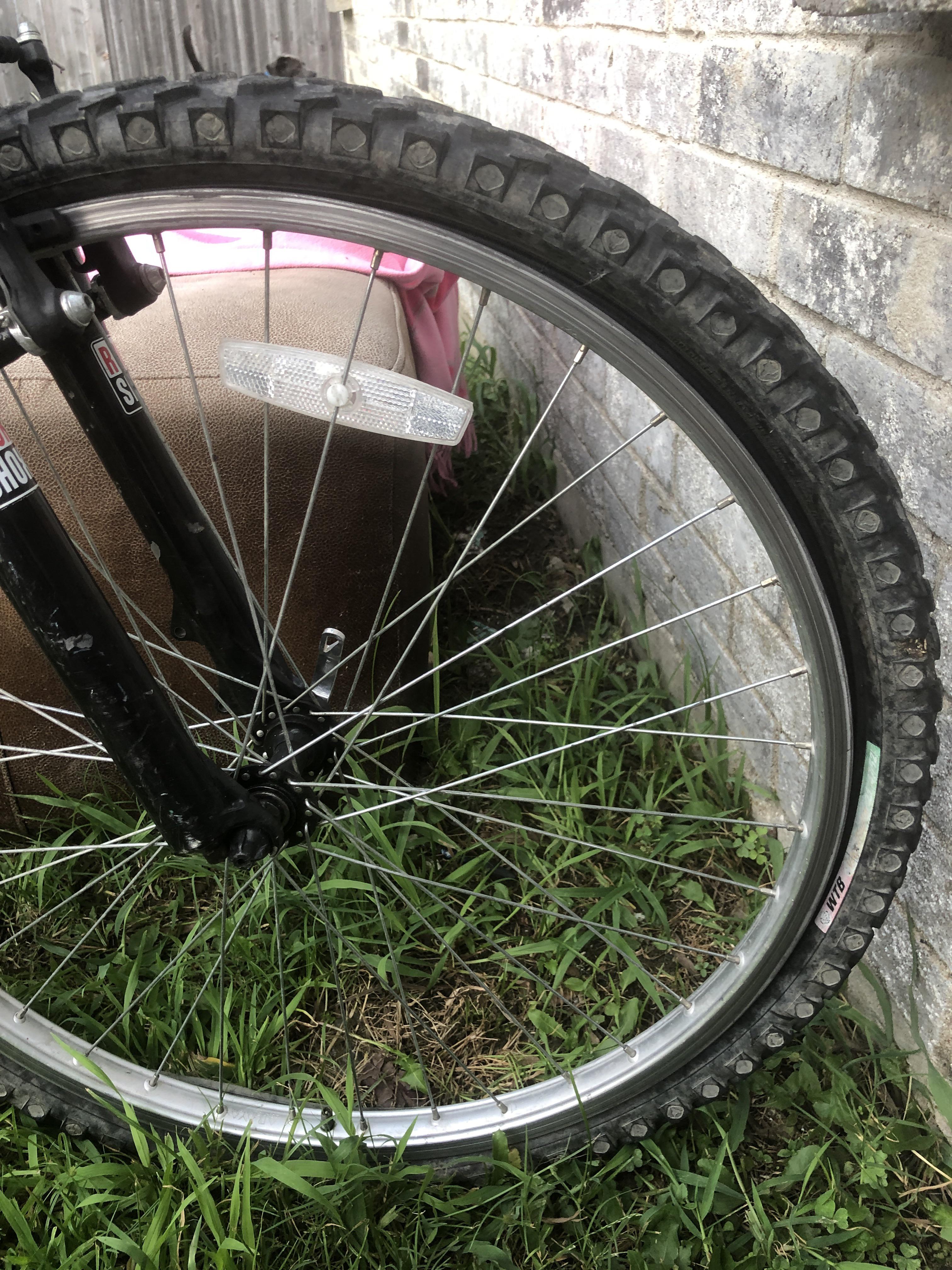 Couple hours after my bike ride I see this the tire is fully detached