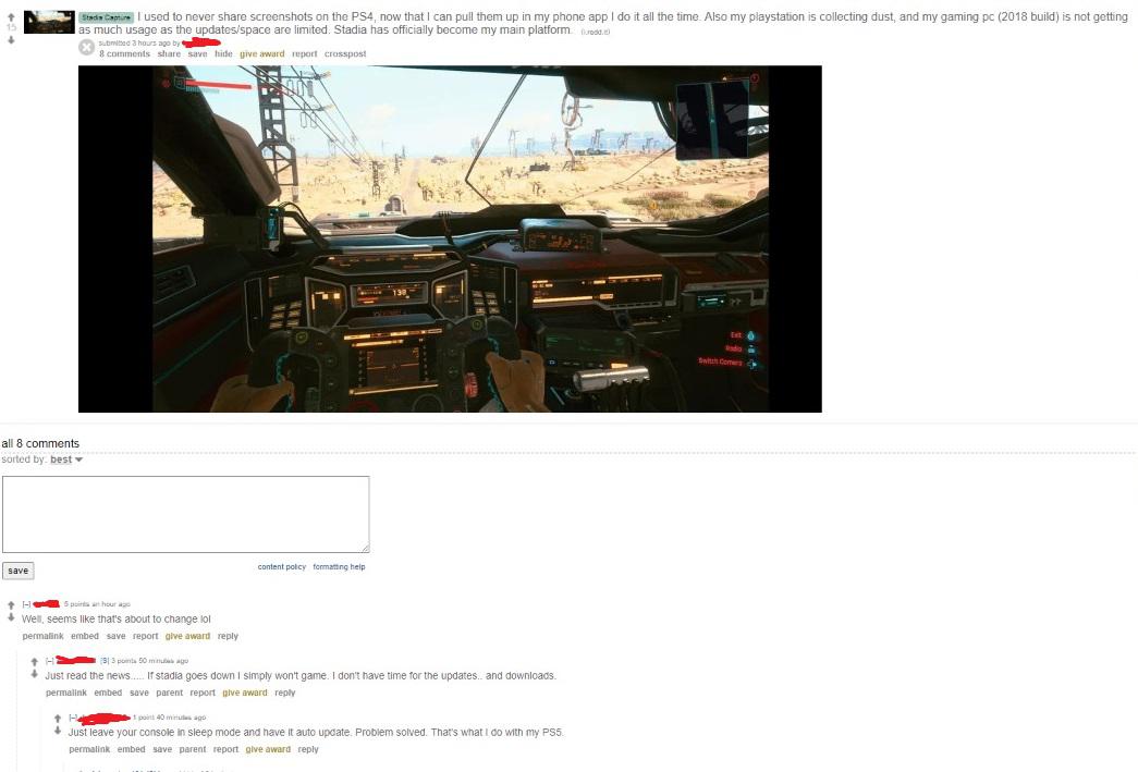 "If Stadia goes down, I simply won't game" Stadians simply don't