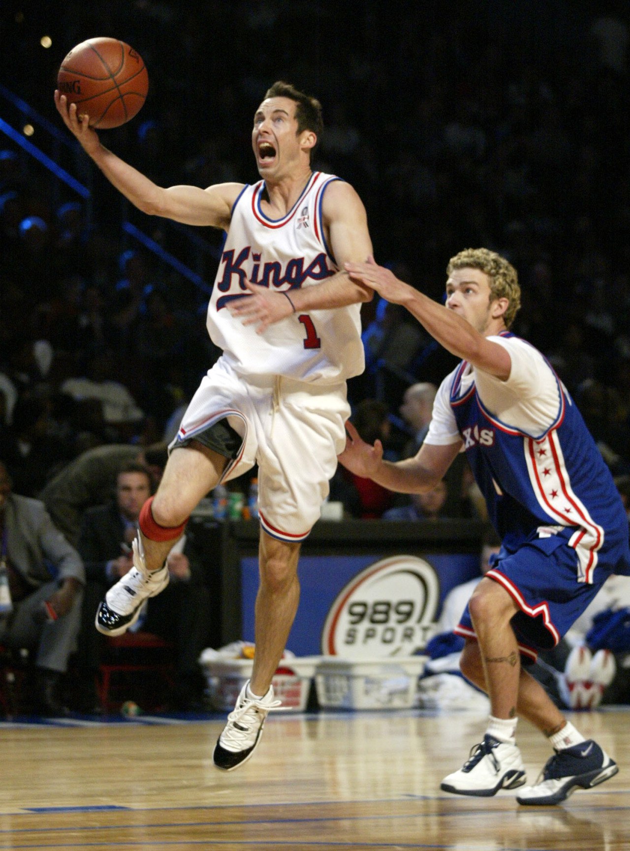 Reverse Flash and Justin Timberlake playing basketball. Good job, Barry