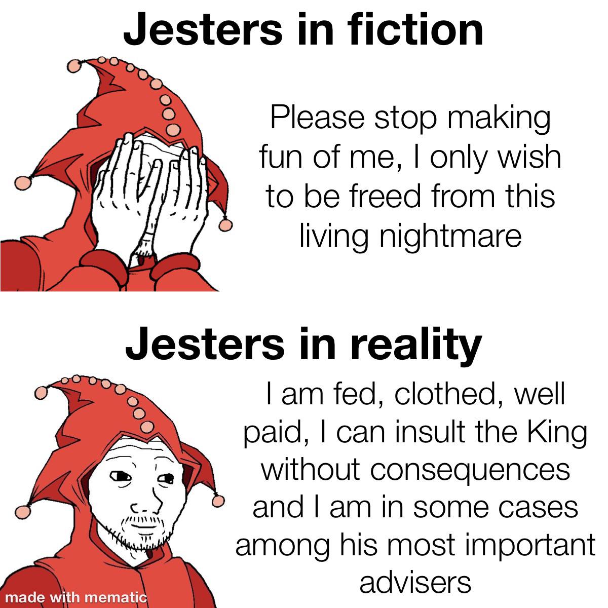 A fine medieval jester! r/memes