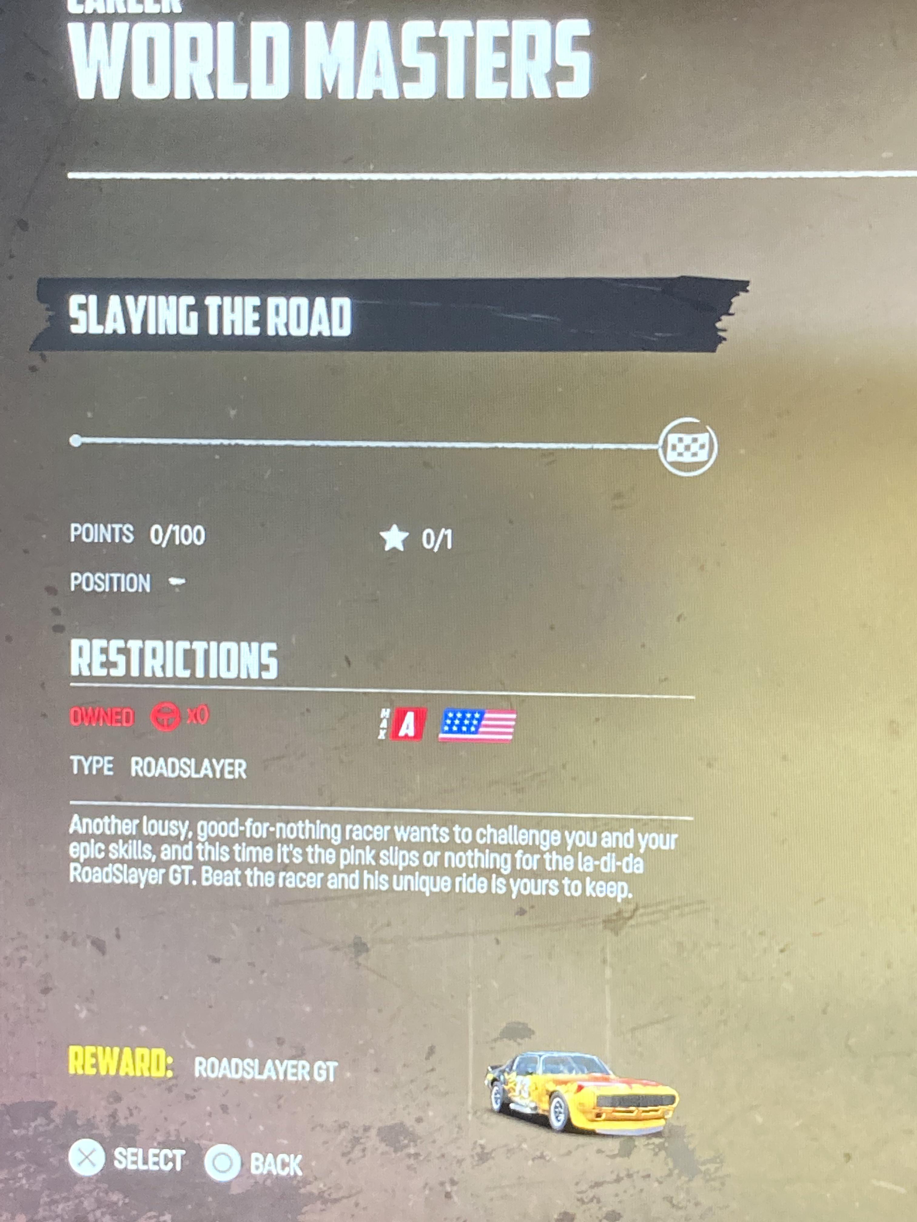 Can someone help me with this? What car do i need? r/Wreckfest