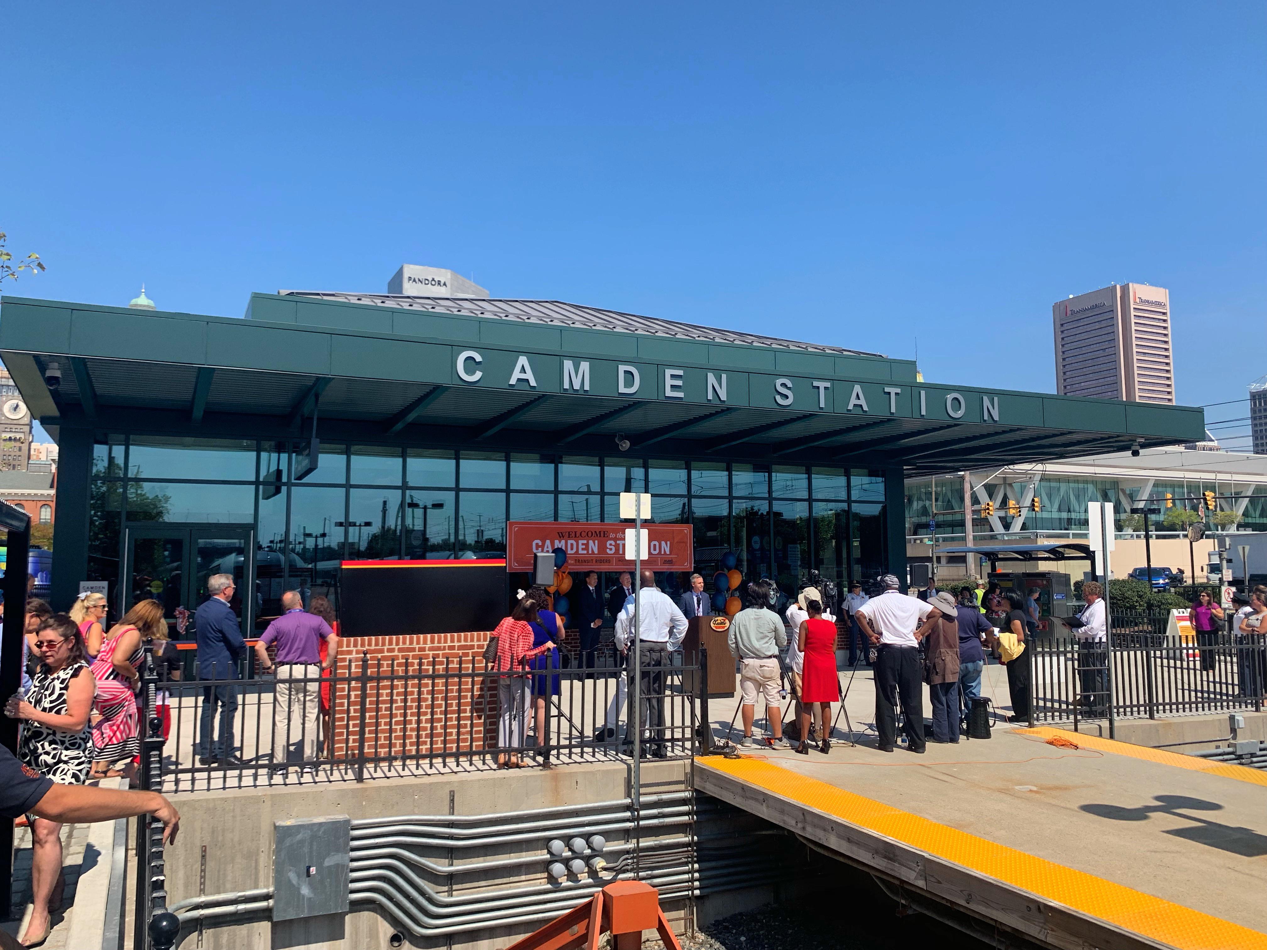 Grand opening of the new Camden MARC Station. It’s a start, but much