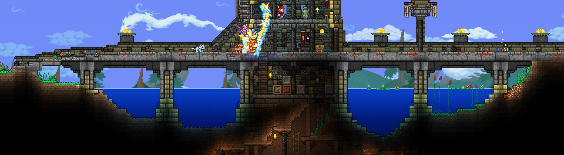 Hello, any ideia on how I can get the flowers to grow in the water on