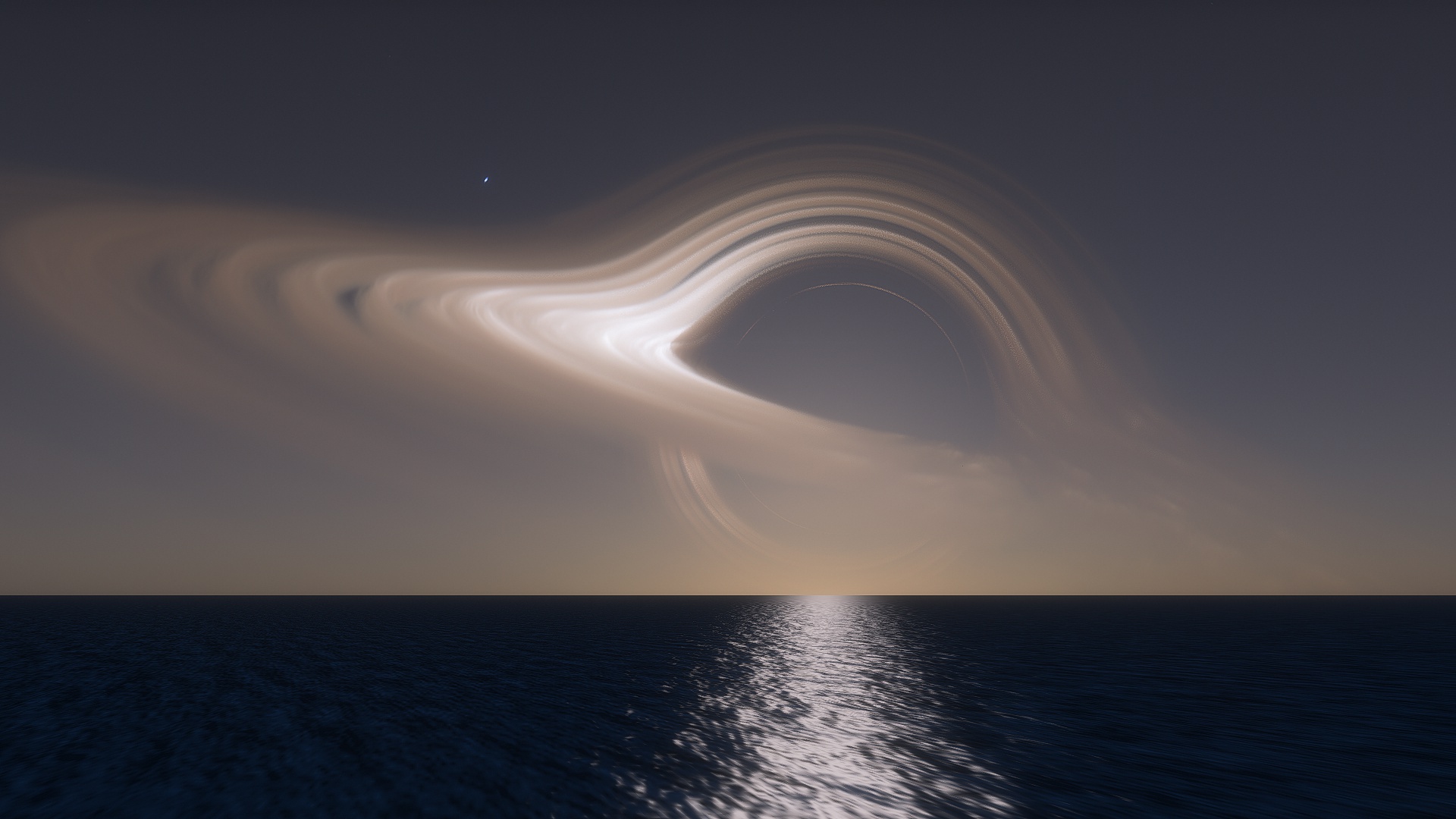View from Miller's on Gargantua r/spaceengine