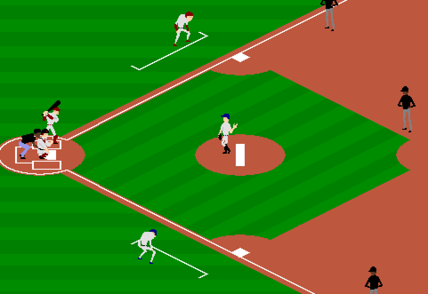 [OC][CC] A Baseball Field (MS Paint 98) r/PixelArt