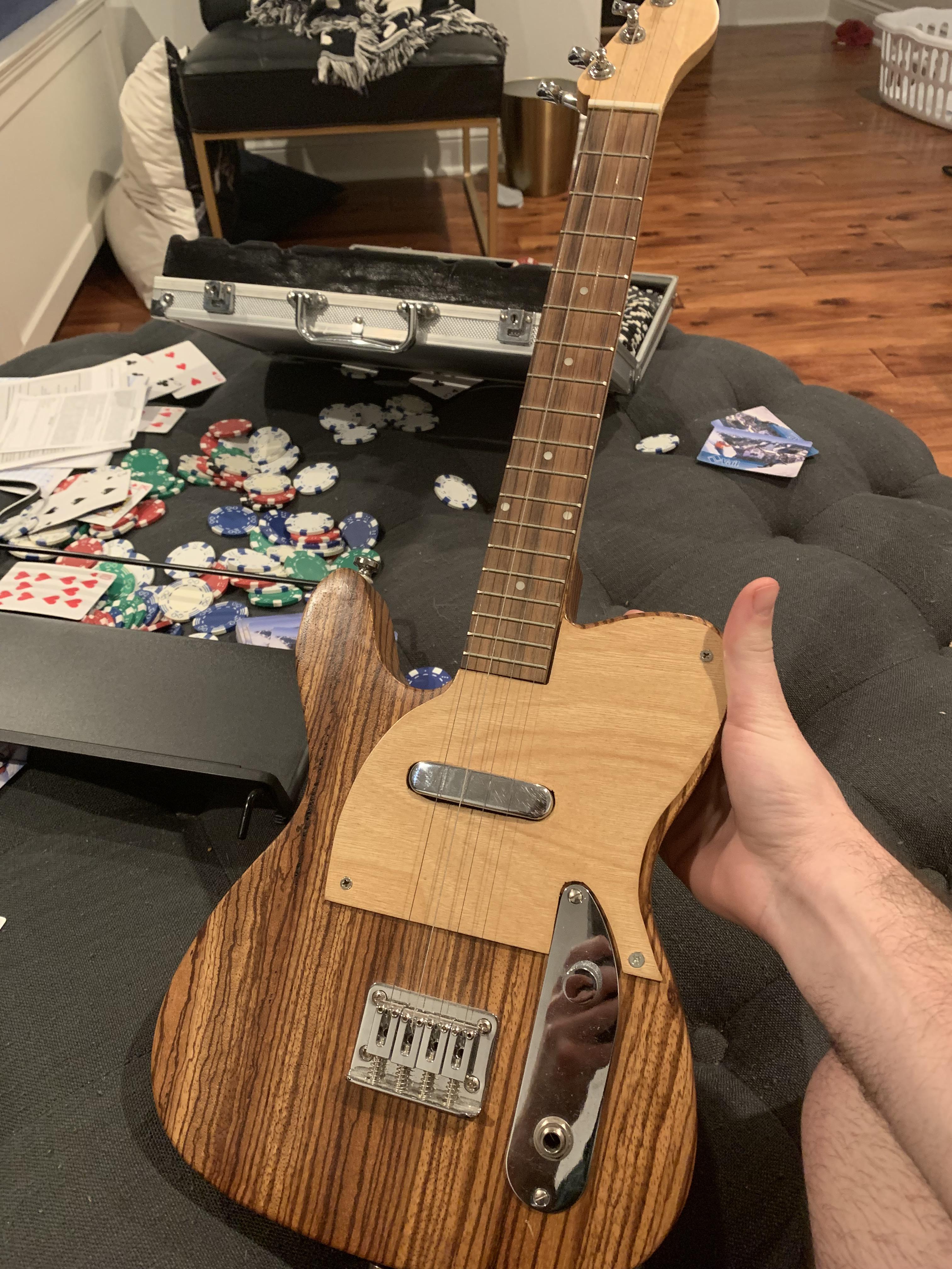 Homemade electric Ukulele r/InstrumentPorn