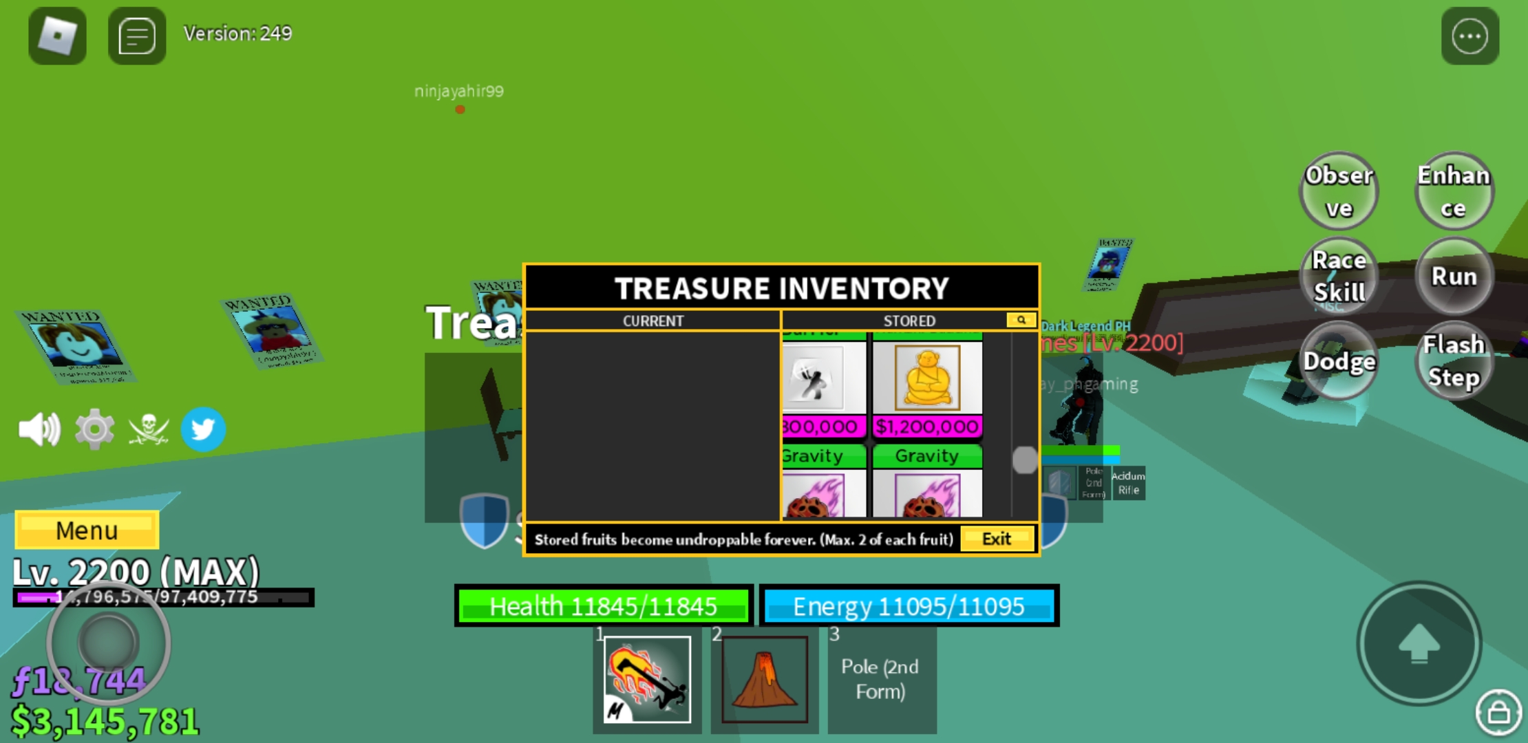 trading 1 buddha and 2 gravity bloxfruits