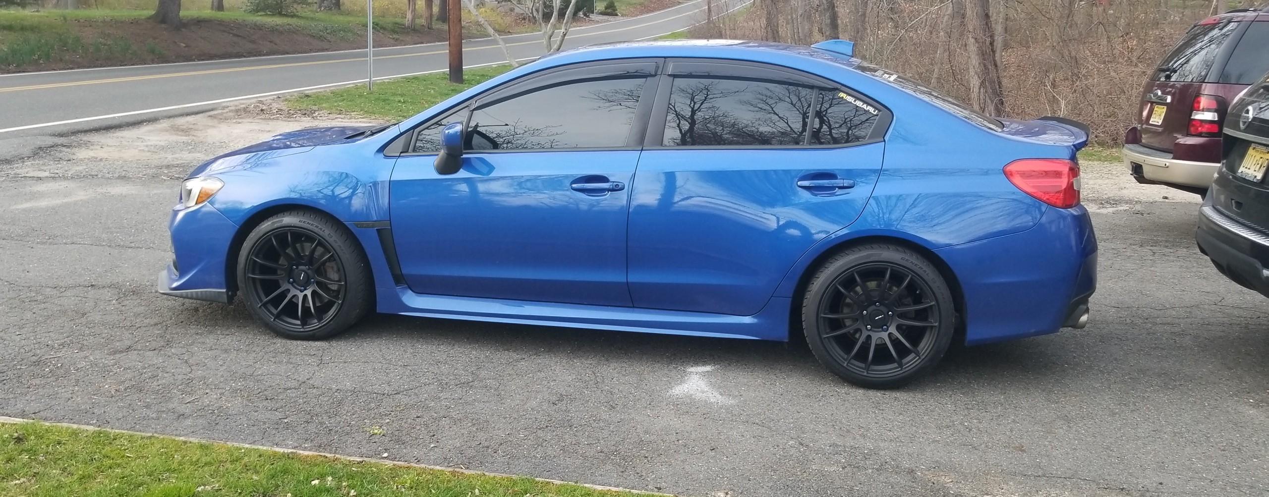 Decoded to paint my wheels black yesterday r/WRX