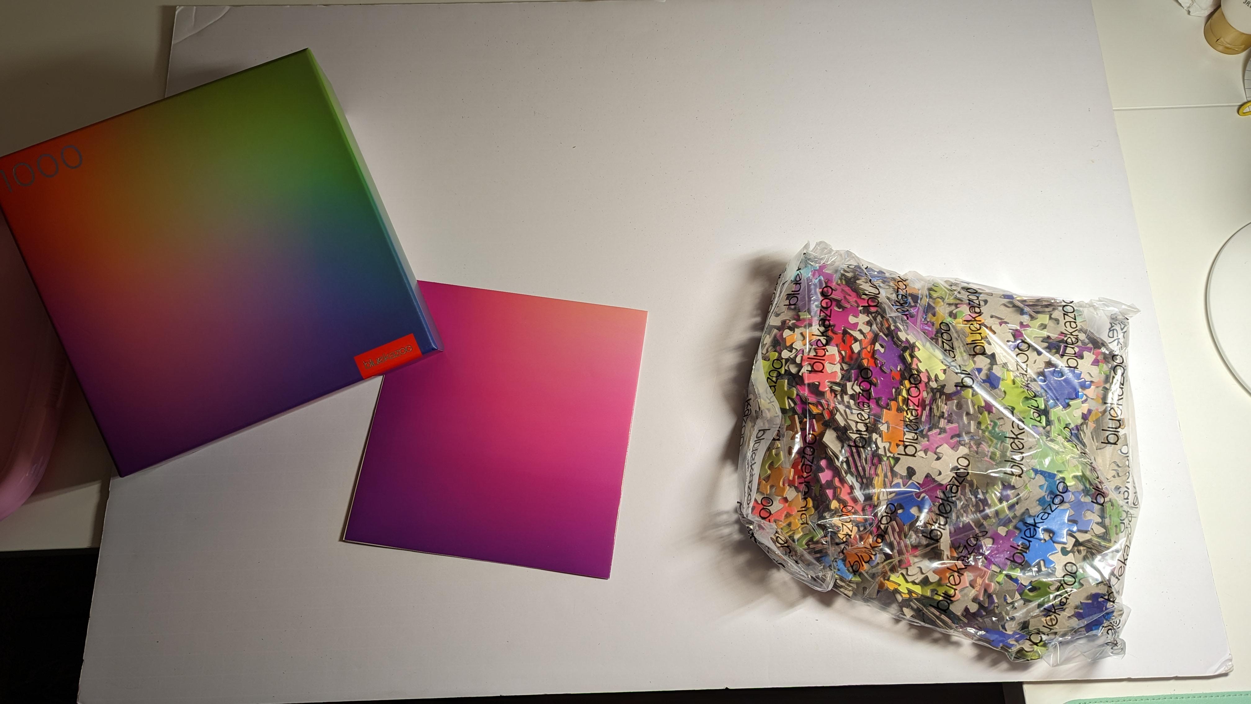 Blue Kazoo Gradient 1000 pieces hang on, y'all, this is gonna be