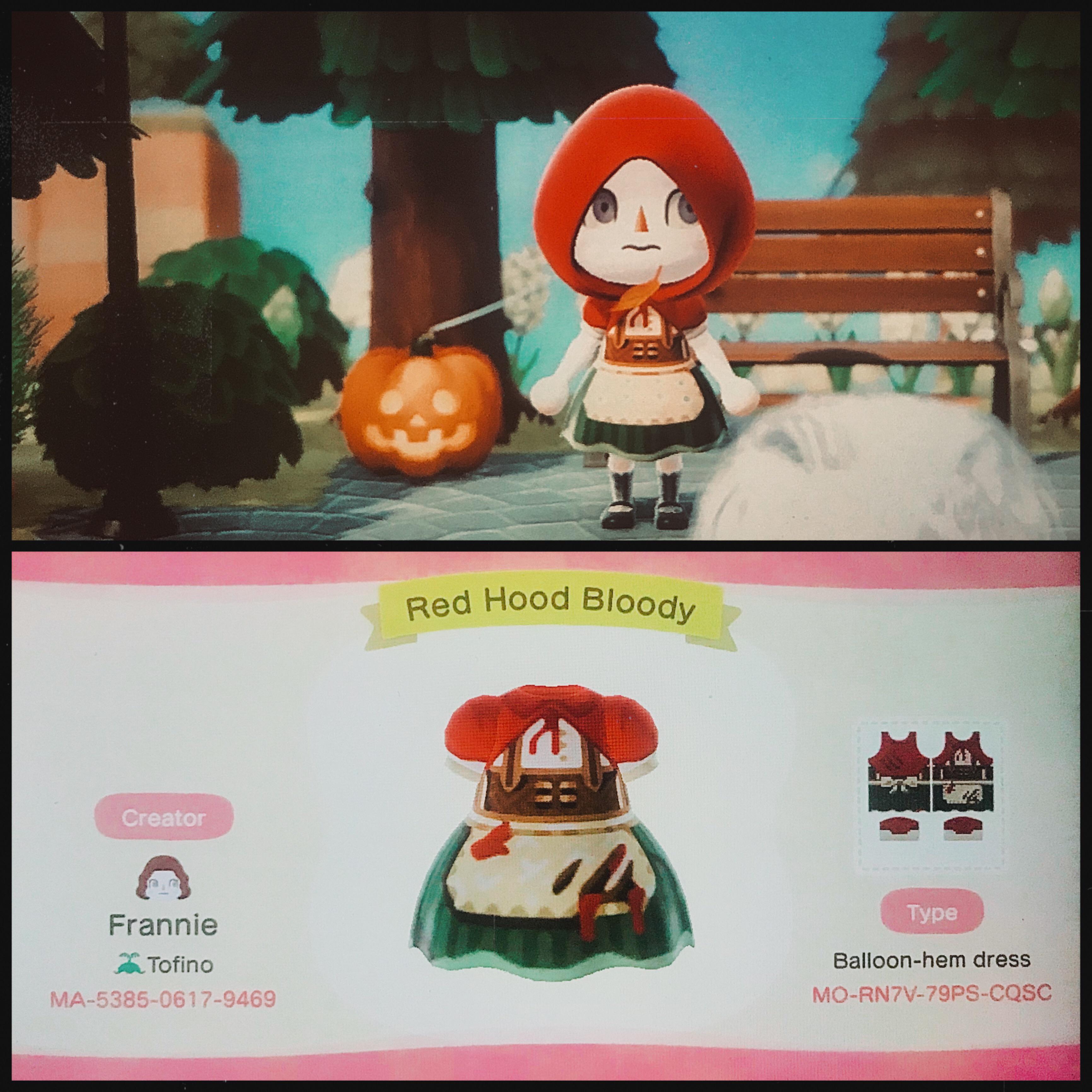 Little Red Riding Hood costume! With both a bloody and regular version