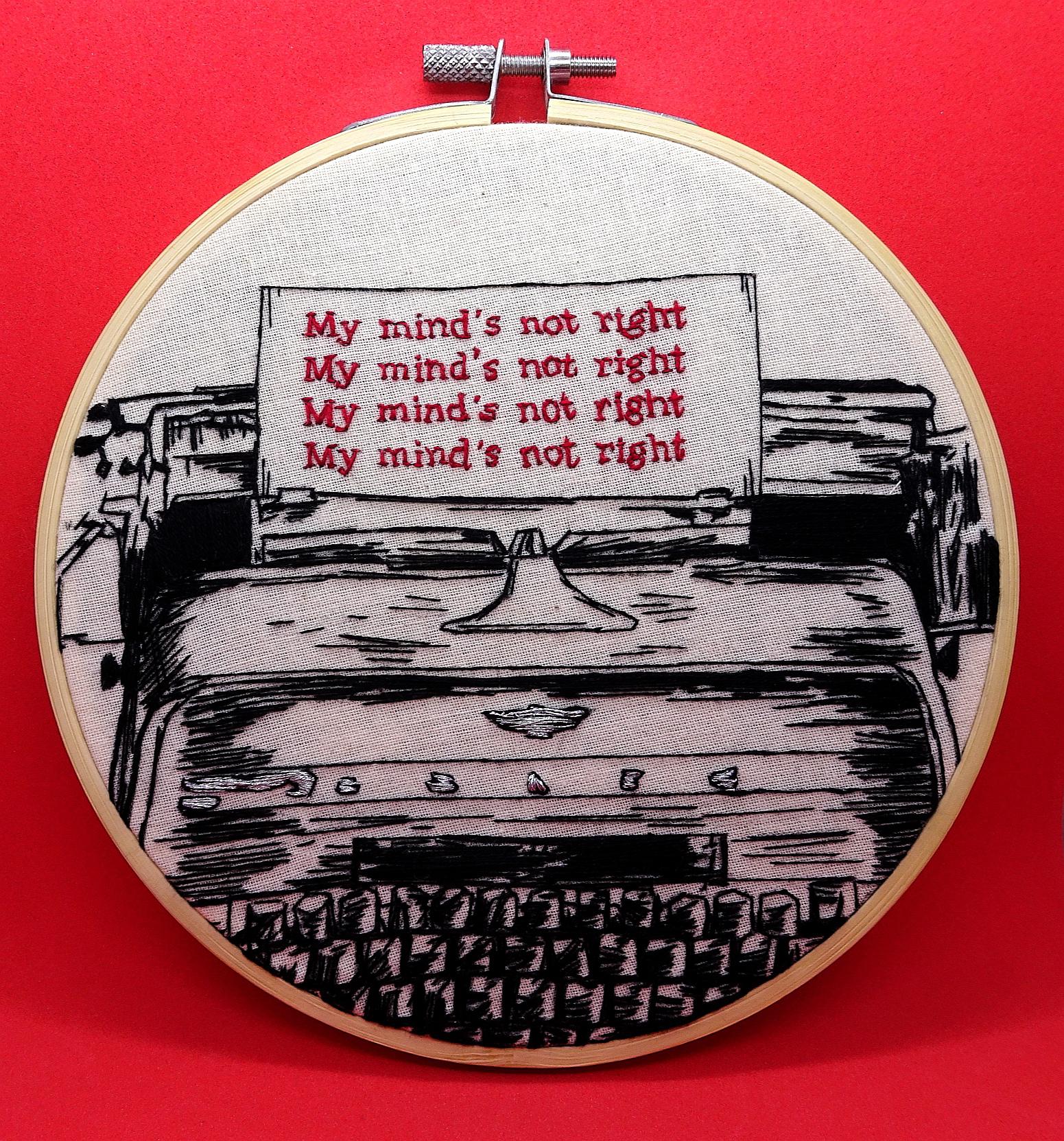The Shining meets 'Abel' by the National Embroidery