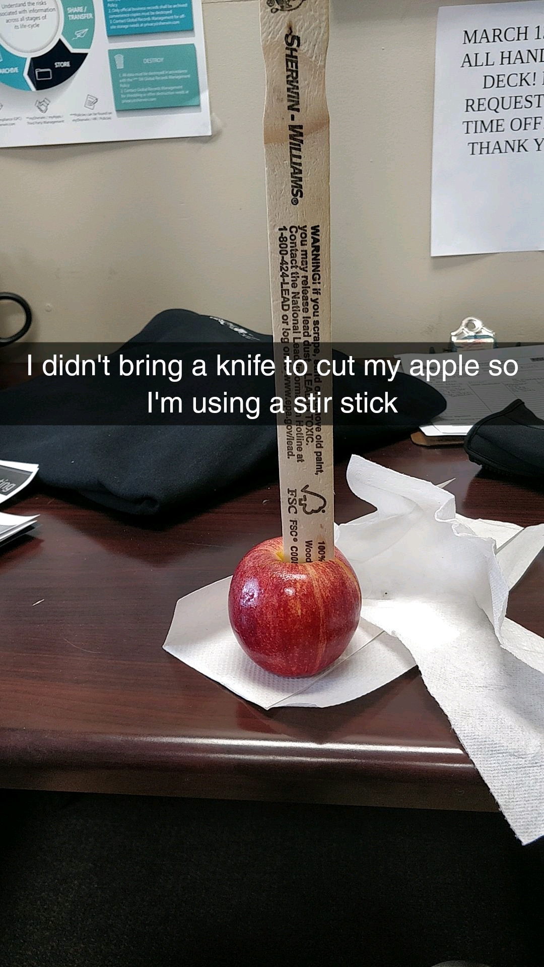 I hope stir sticks are sanitary r/sherwinwilliams