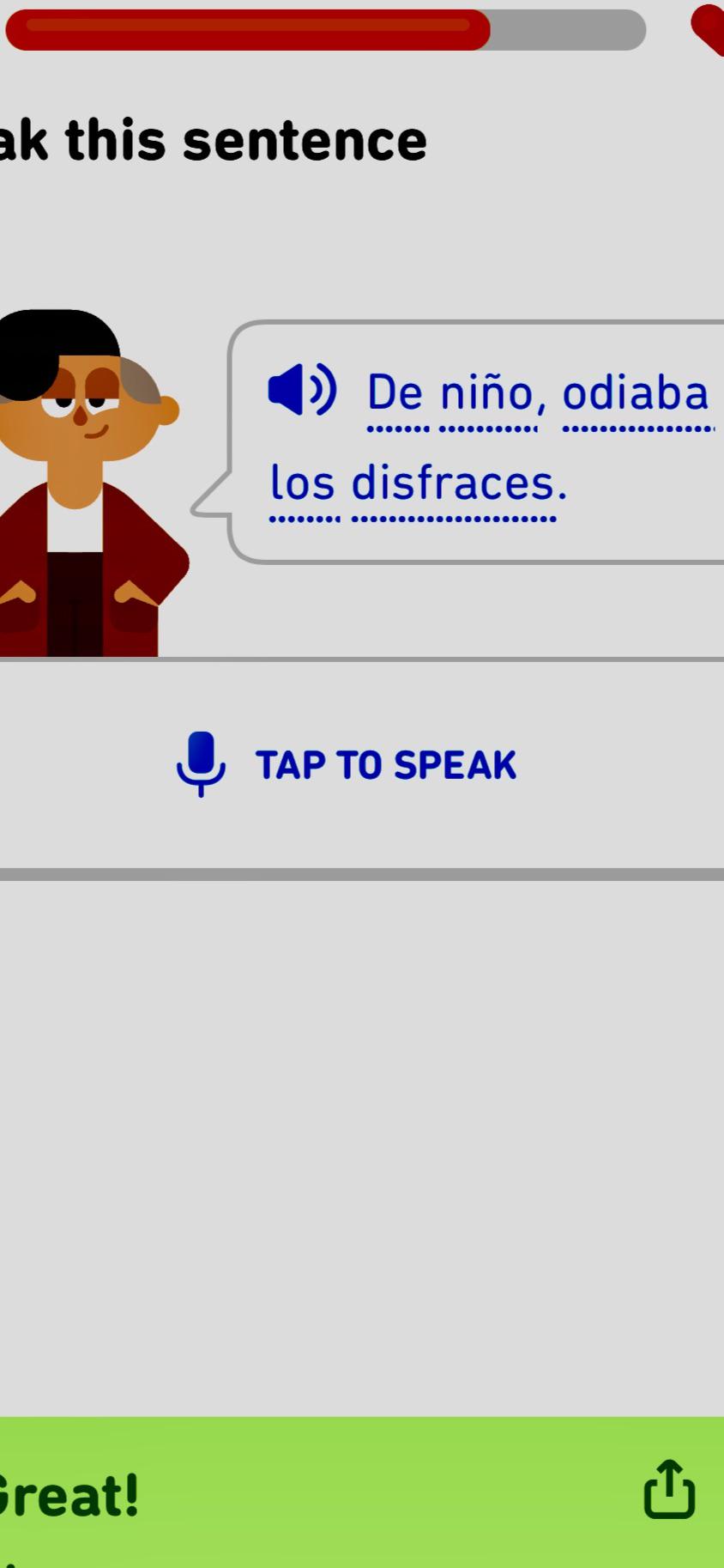 [Spanish] Why does Lin refer to herself as “de niño” when she is a girl