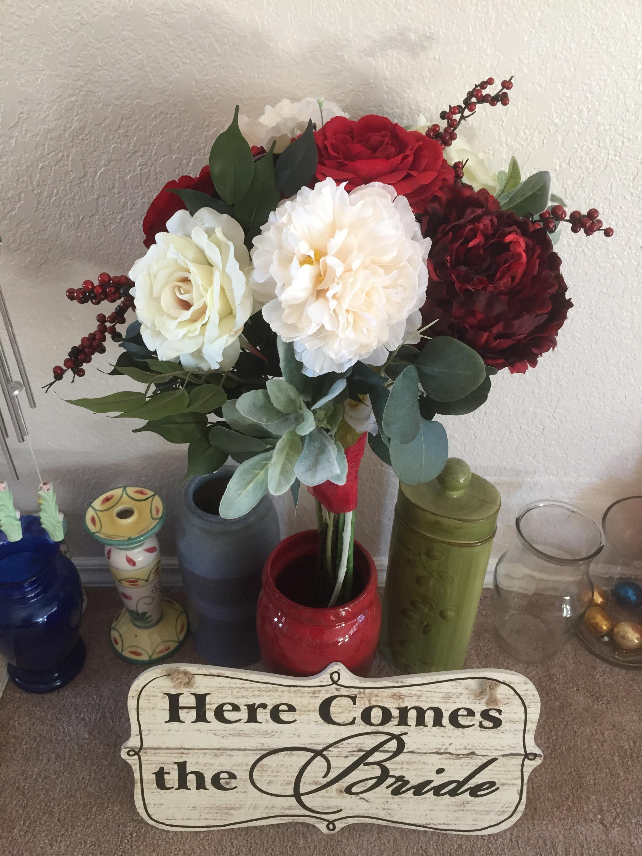 letter card Hobby Lobby Wedding Bouquet / Diy Wedding Bouquet 20