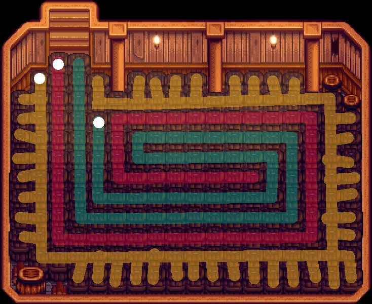 Strategy for 189 cask cellar filled in over time that allows selling as