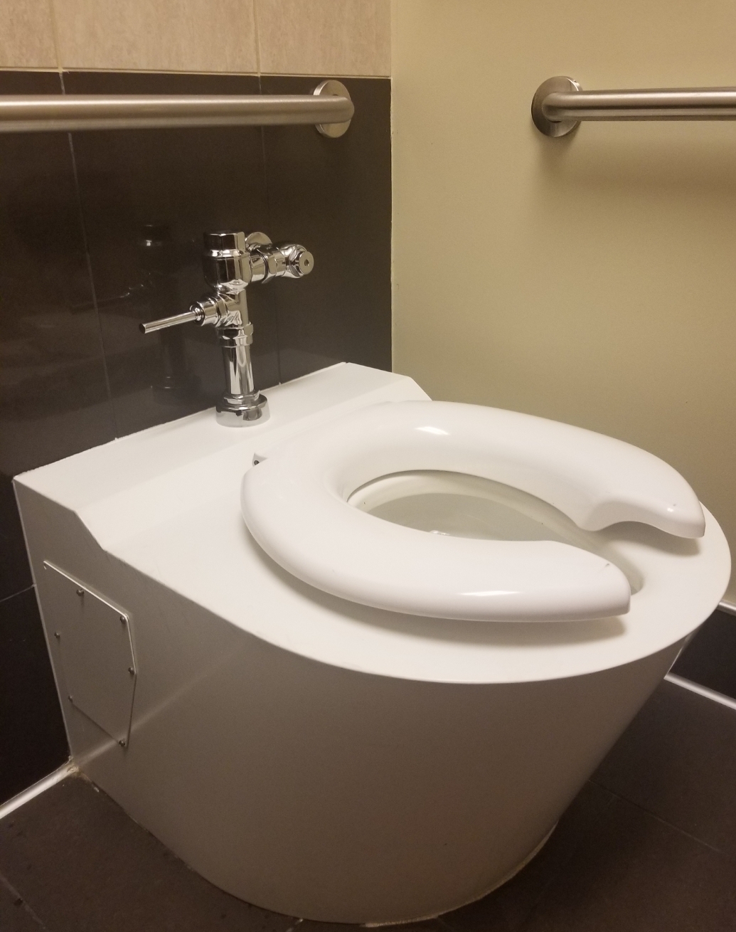Seeing a lot of toilets, here's one at my hospital from a while back