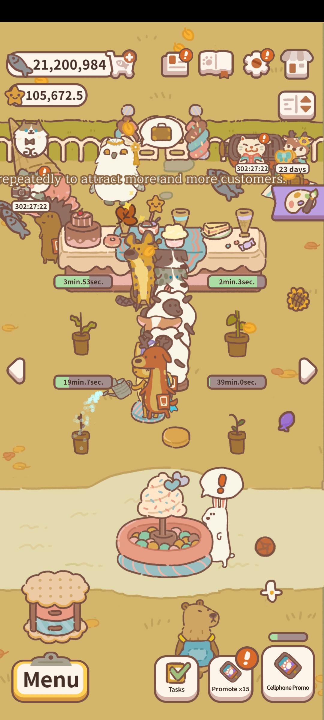 I'm working on Aromatic Acorn 5star. Does the flower level affect how many customers view it or