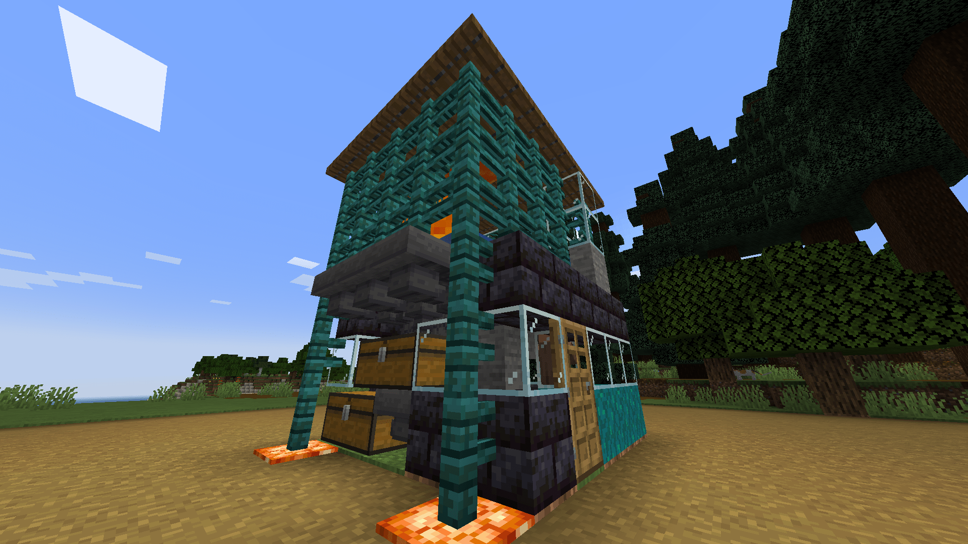 Slightly altered iron farm design. Watched from Avomance YouTube