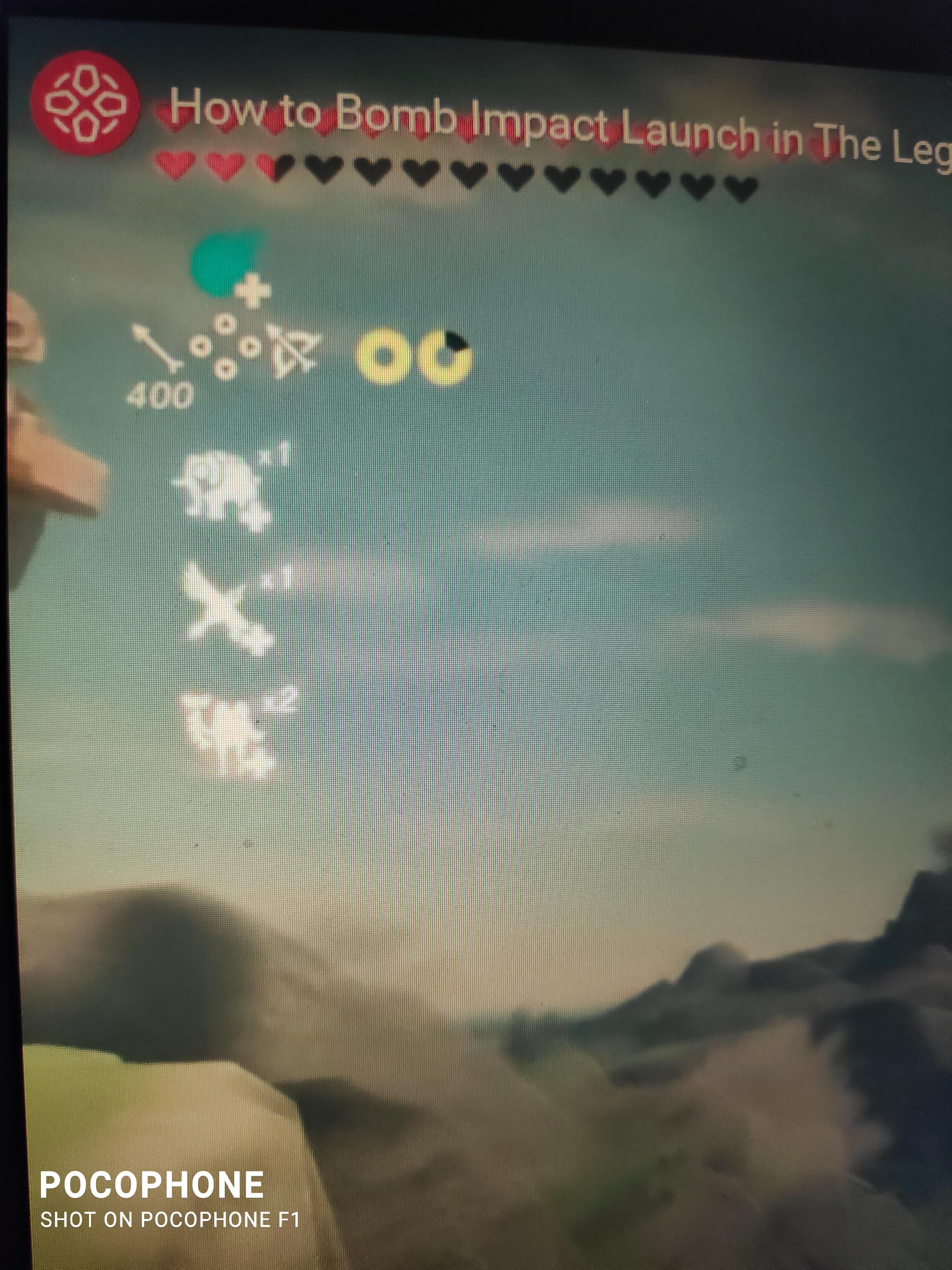 What does those two yellow circles mean r/botw