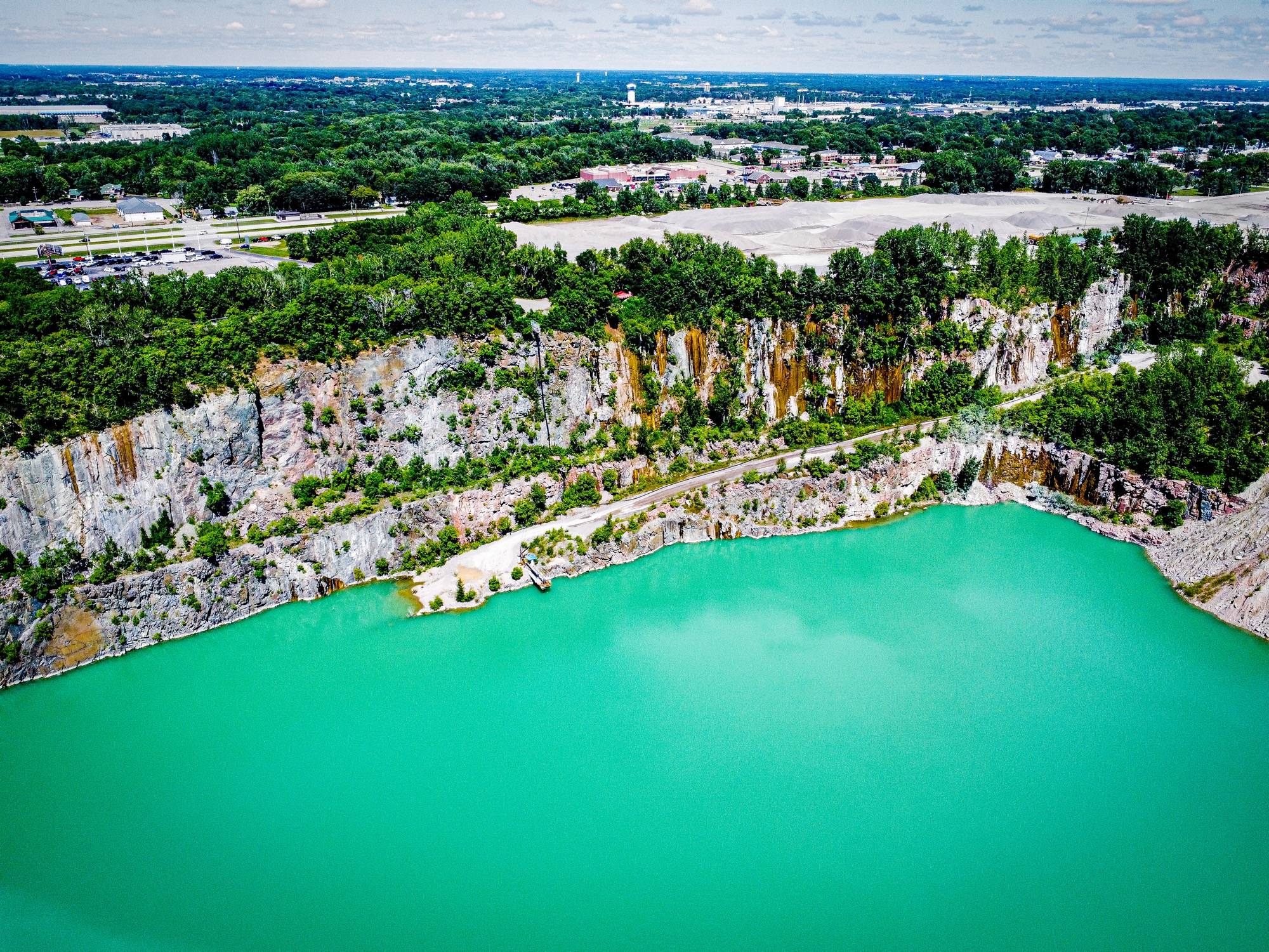 Central Minnesota Rock Quarry that very few people ever see due to it