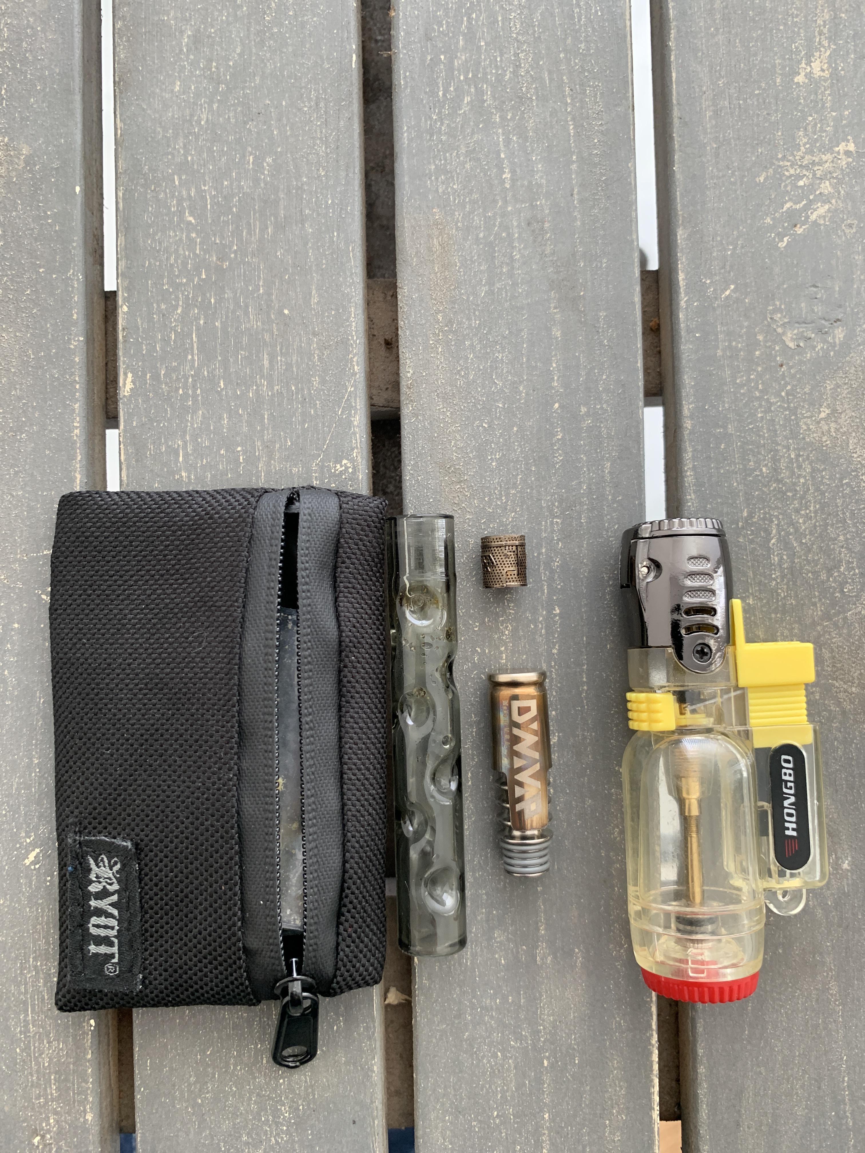 My ultra portable vape kit! Fits in a small smell proof bag