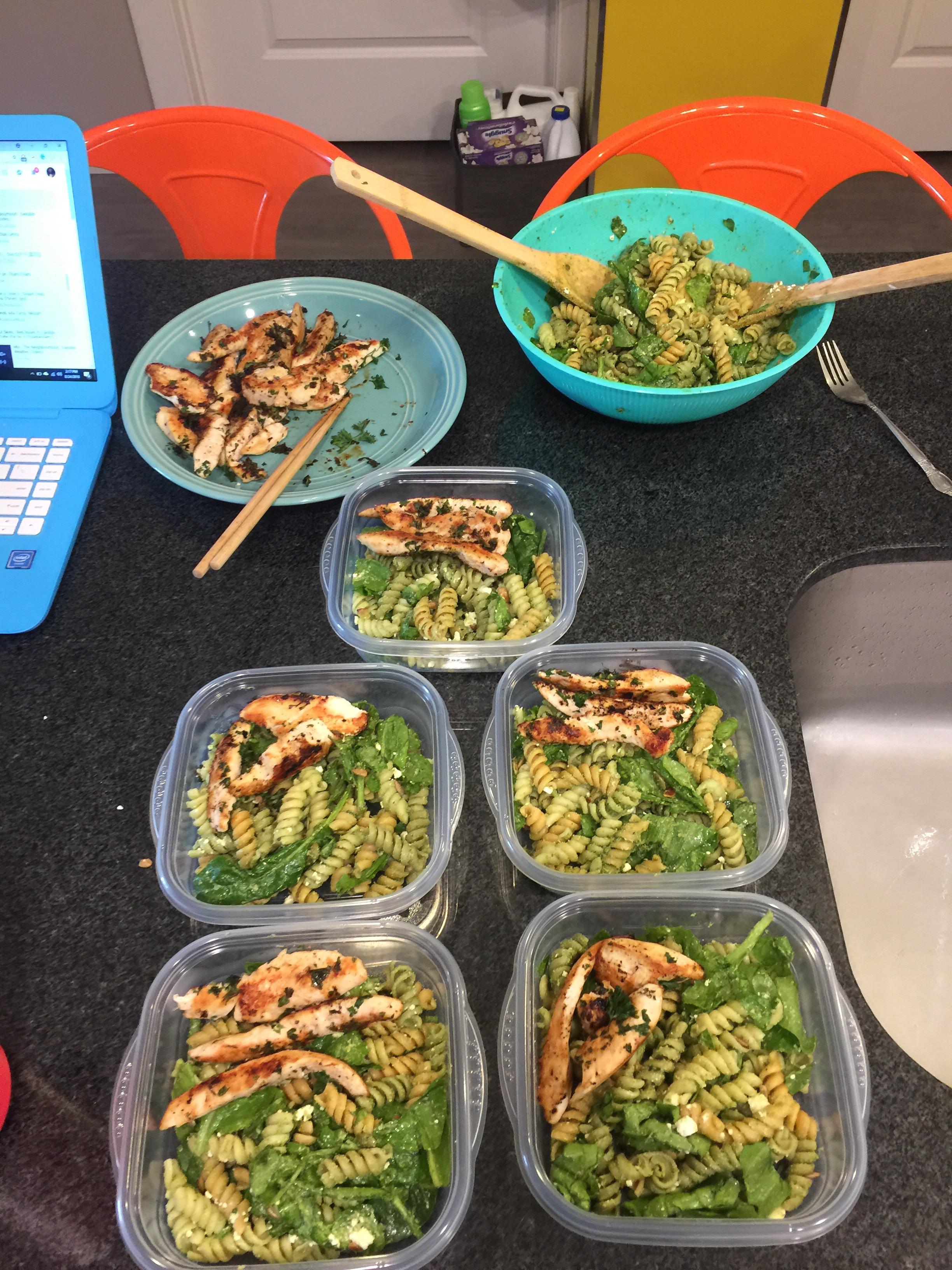 College Student under 10 Dinner Prep r/MealPrepSunday